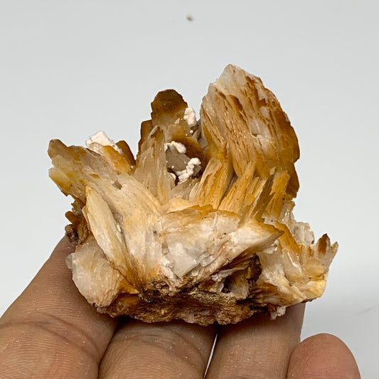 68.5g, 2.2"x1.5x1.5", Natural Golden Barite Mineral Specimen @Morocco, B33604