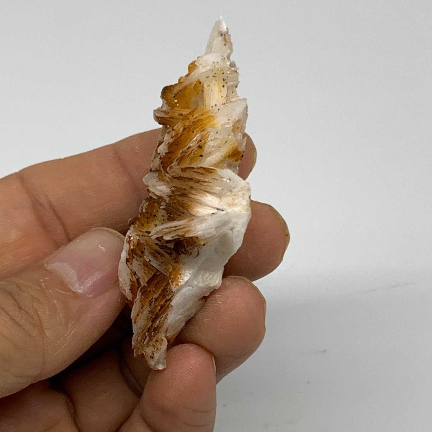 38g, 2.6"x1.4x0.6", Natural Golden Barite Mineral Specimen @Morocco, B33606