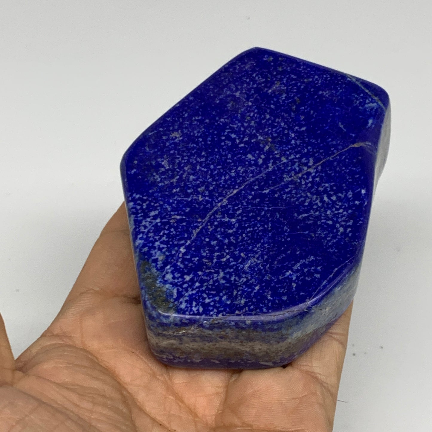 0.67 lbs, 3.5"x2.7"x1", Natural Freeform Lapis Lazuli from Afghanistan, B32934