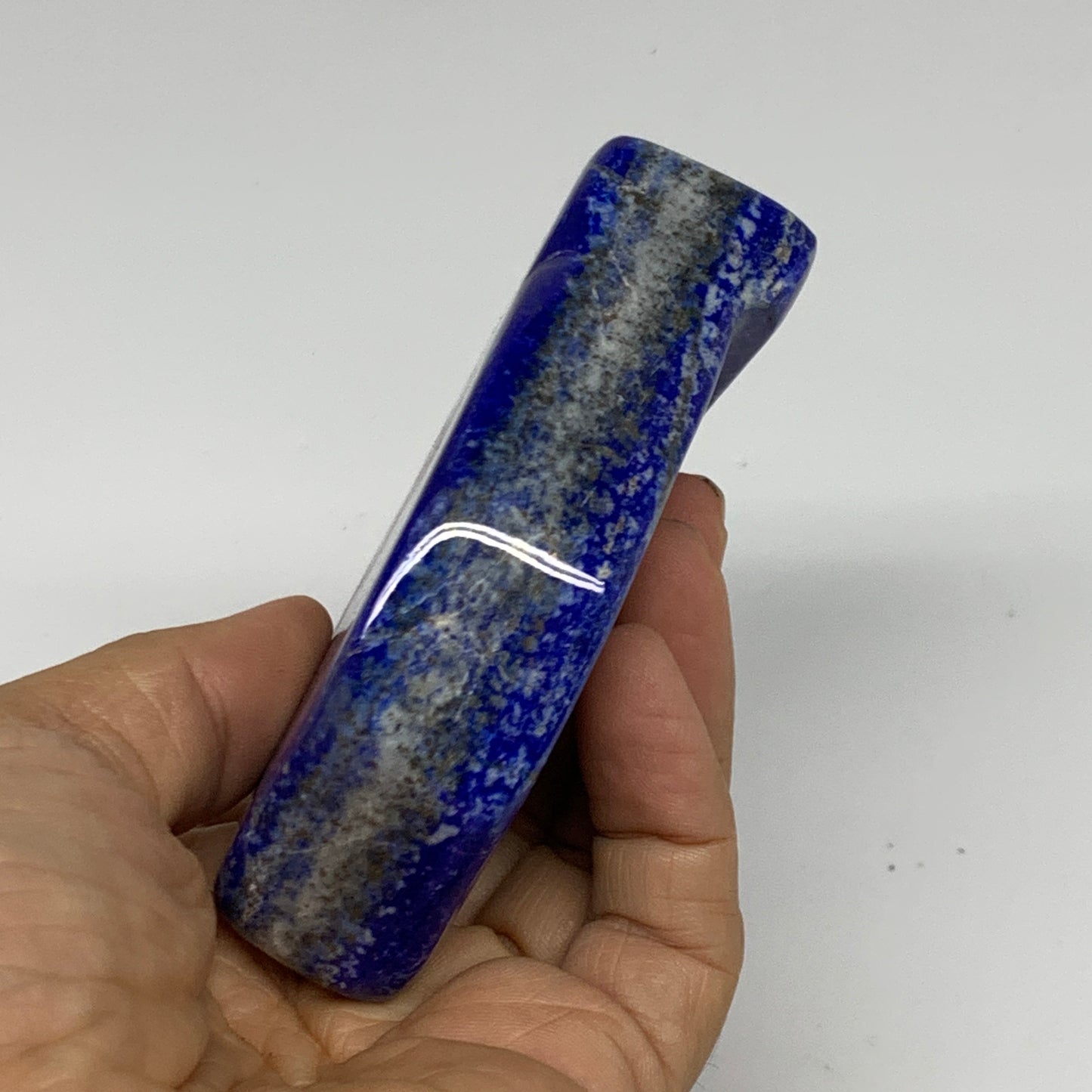 0.67 lbs, 3.5"x2.7"x1", Natural Freeform Lapis Lazuli from Afghanistan, B32934