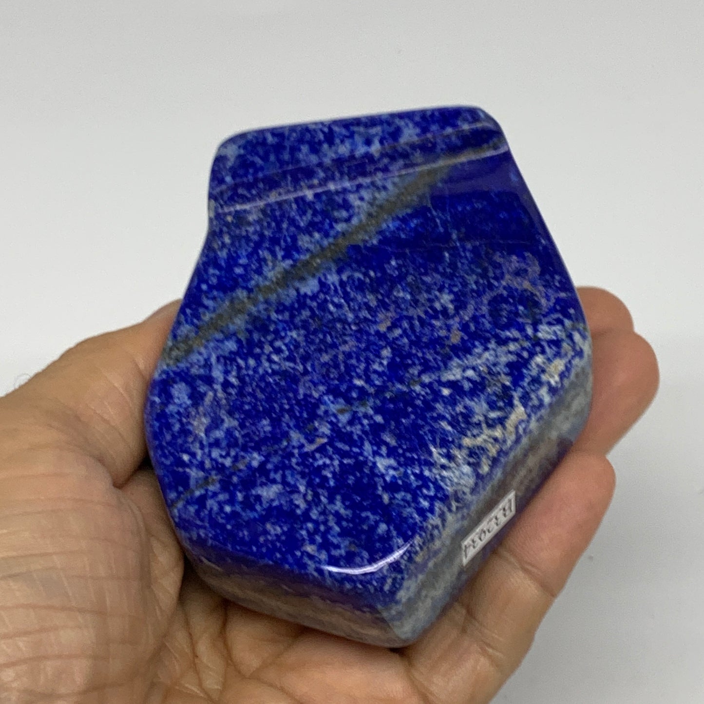 0.67 lbs, 3.5"x2.7"x1", Natural Freeform Lapis Lazuli from Afghanistan, B32934