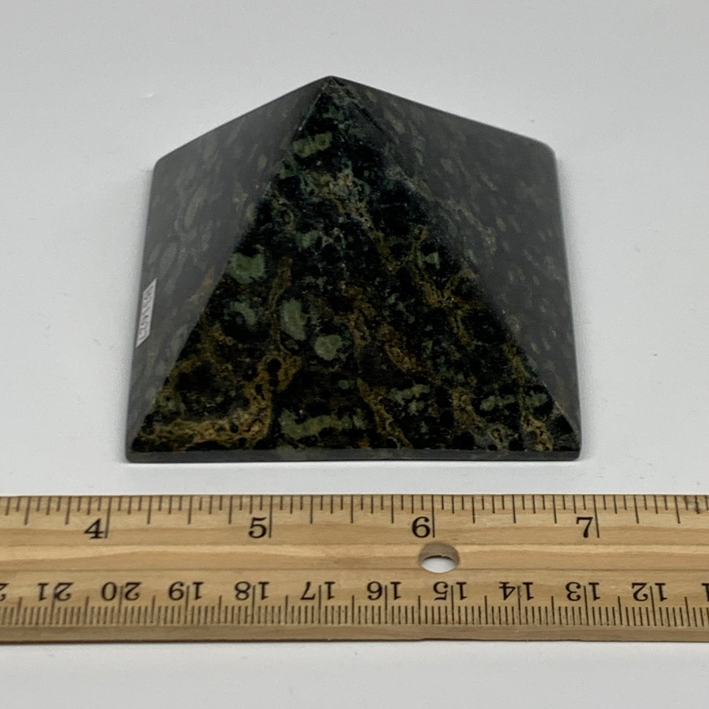 0.69 lbs, 2"x2.9"x3", Kambaba Jasper Pyramid Gemstone Polished, B31627