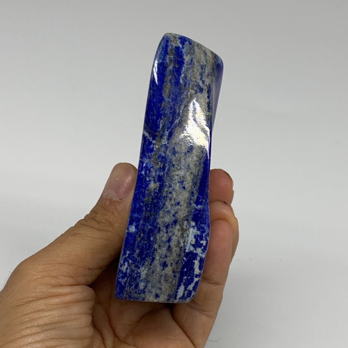 0.58 lbs, 3.6"x1.9"x1.1", Natural Freeform Lapis Lazuli from Afghanistan, B32939