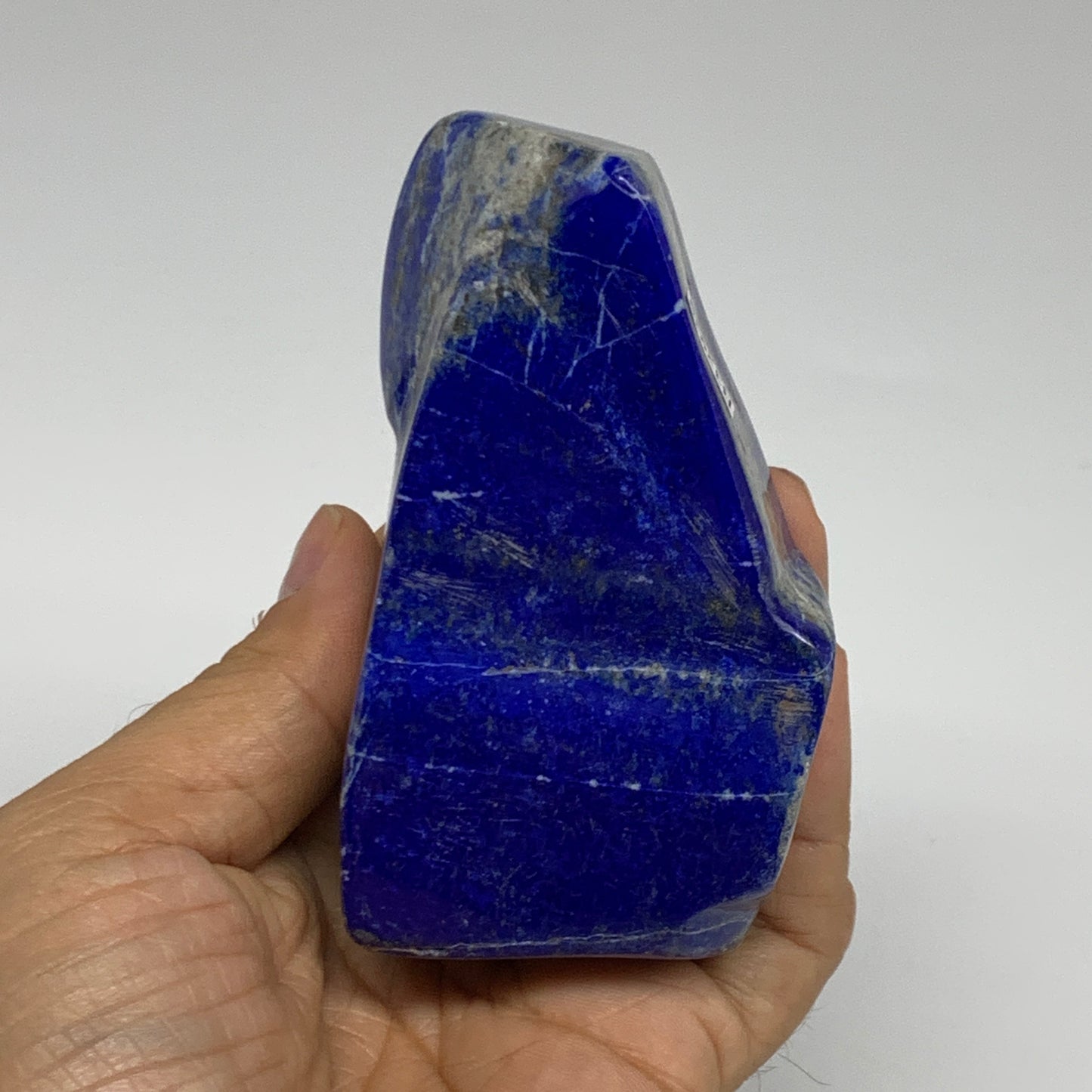 0.58 lbs, 3.6"x1.9"x1.1", Natural Freeform Lapis Lazuli from Afghanistan, B32939