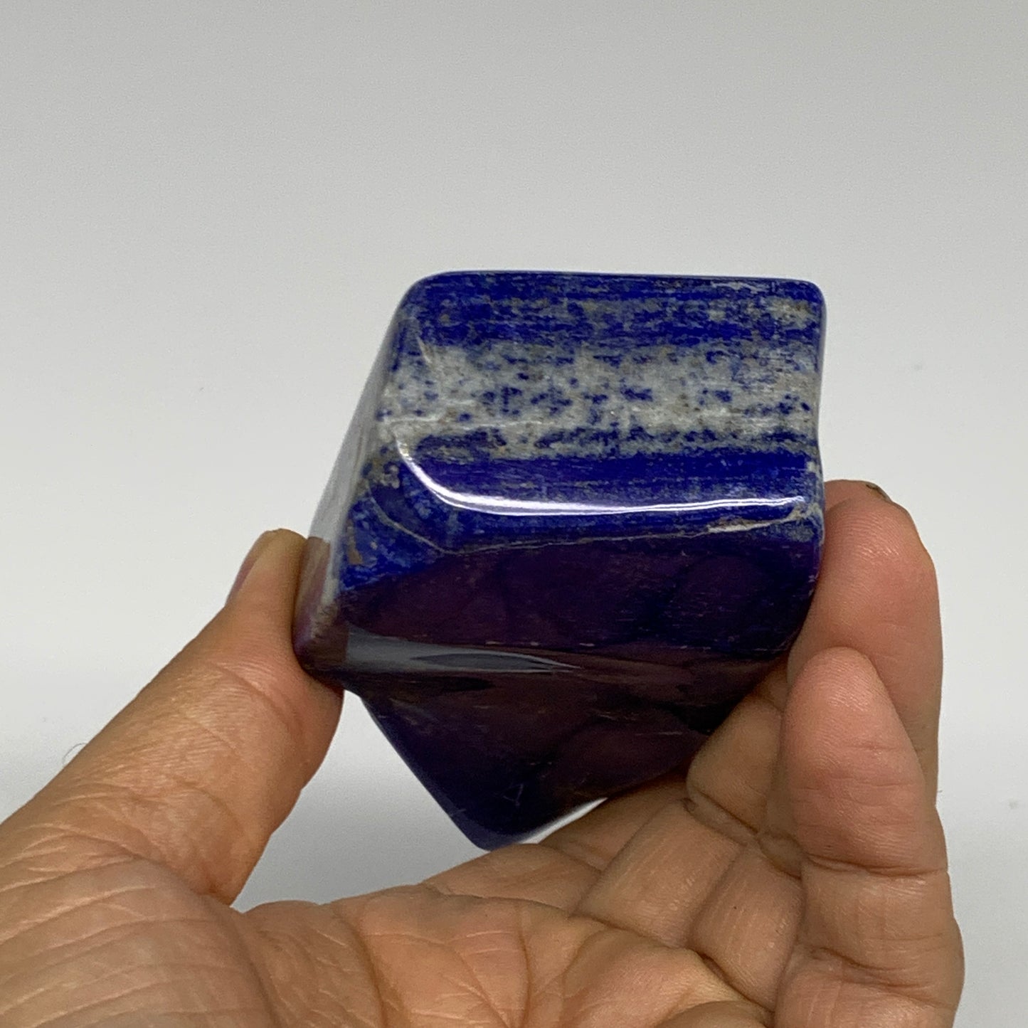 0.58 lbs, 3.6"x1.9"x1.1", Natural Freeform Lapis Lazuli from Afghanistan, B32939