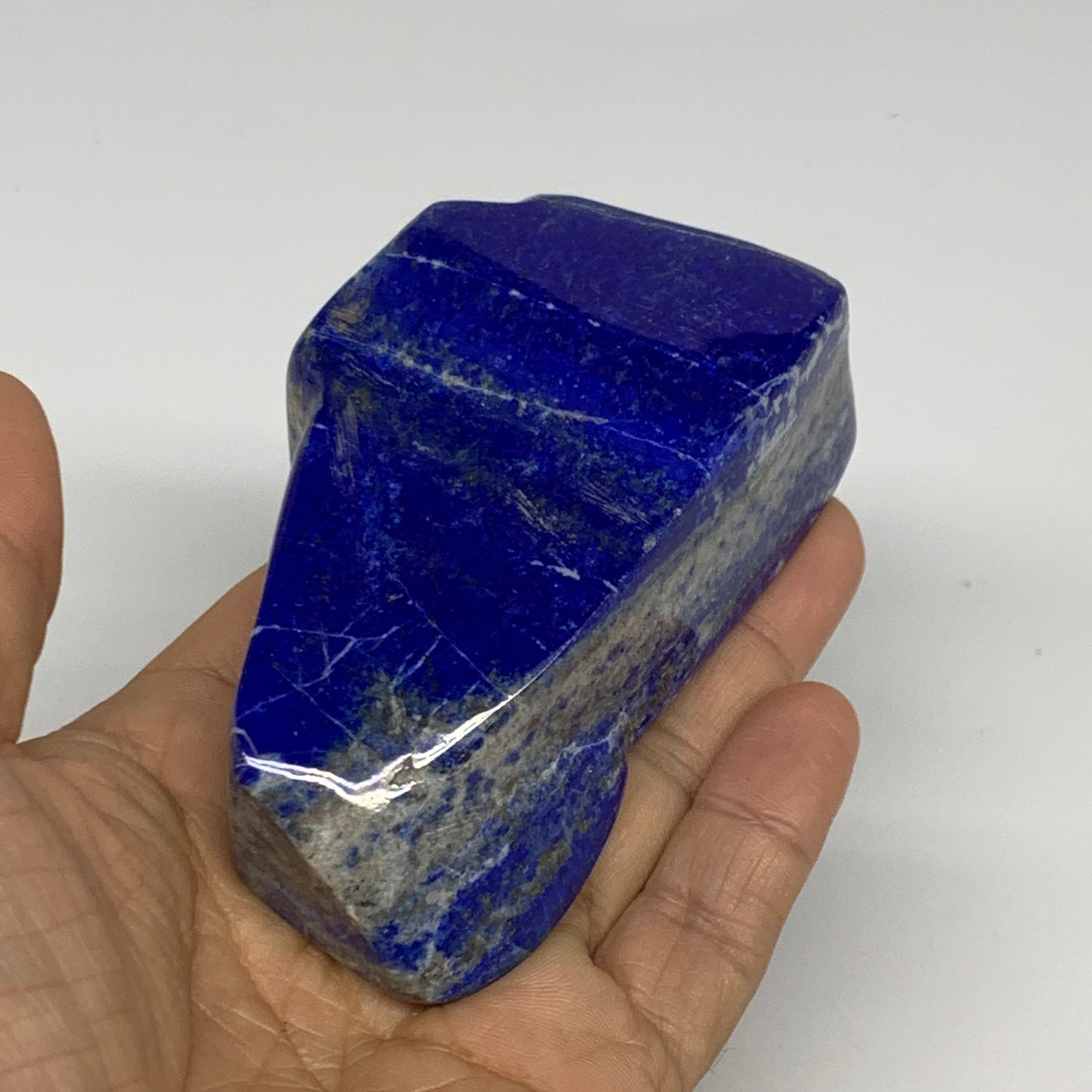 0.58 lbs, 3.6"x1.9"x1.1", Natural Freeform Lapis Lazuli from Afghanistan, B32939