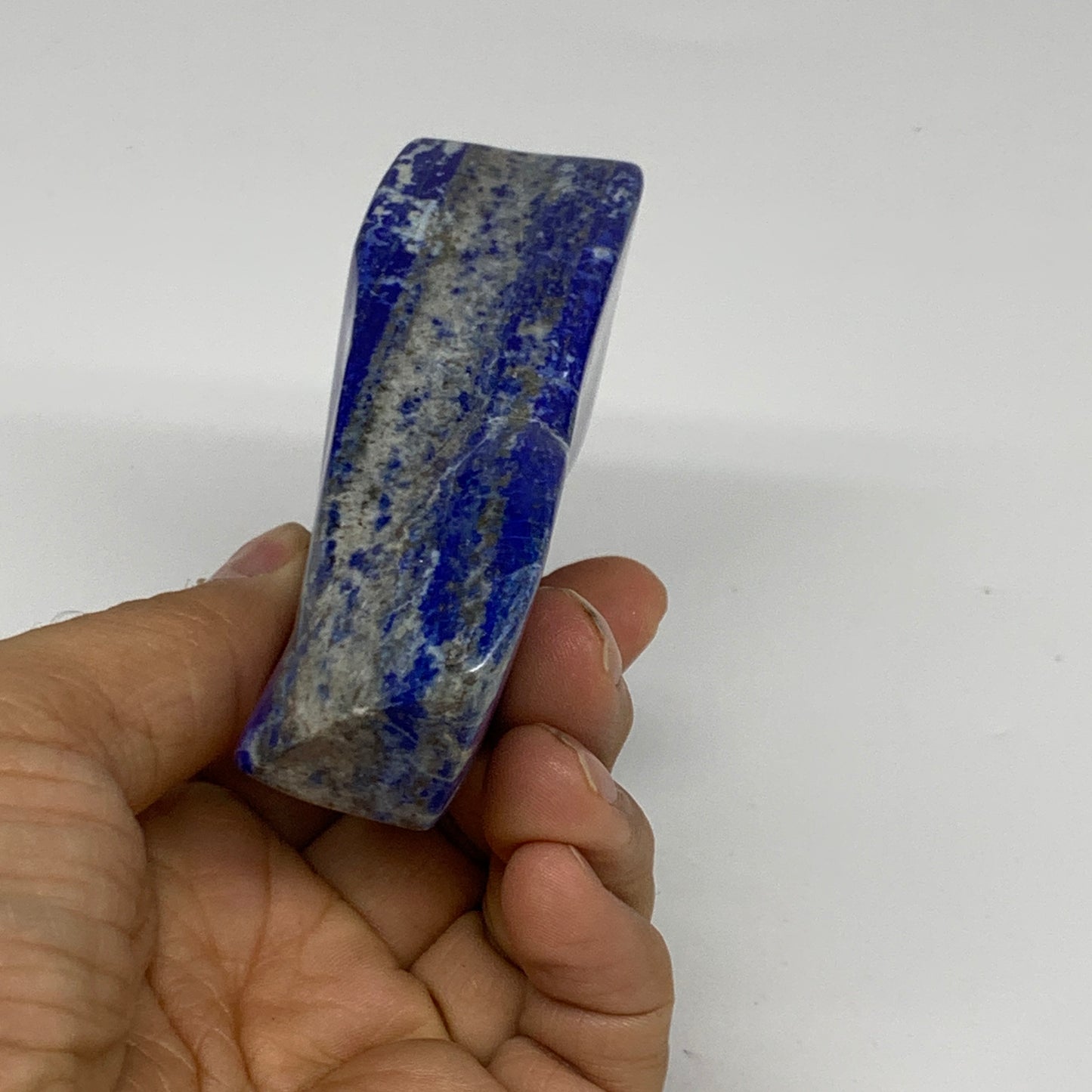 0.58 lbs, 3.6"x1.9"x1.1", Natural Freeform Lapis Lazuli from Afghanistan, B32939