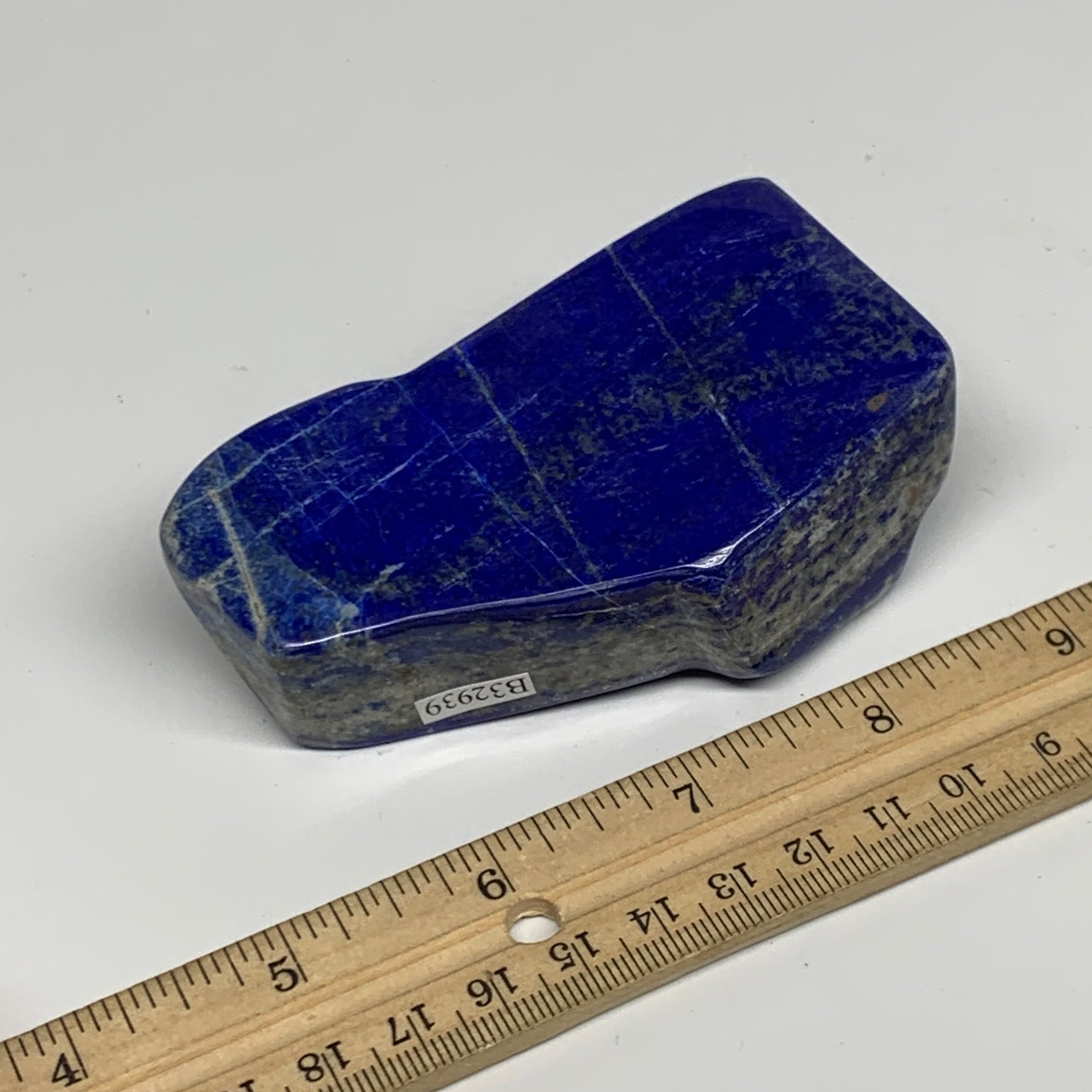 0.58 lbs, 3.6"x1.9"x1.1", Natural Freeform Lapis Lazuli from Afghanistan, B32939