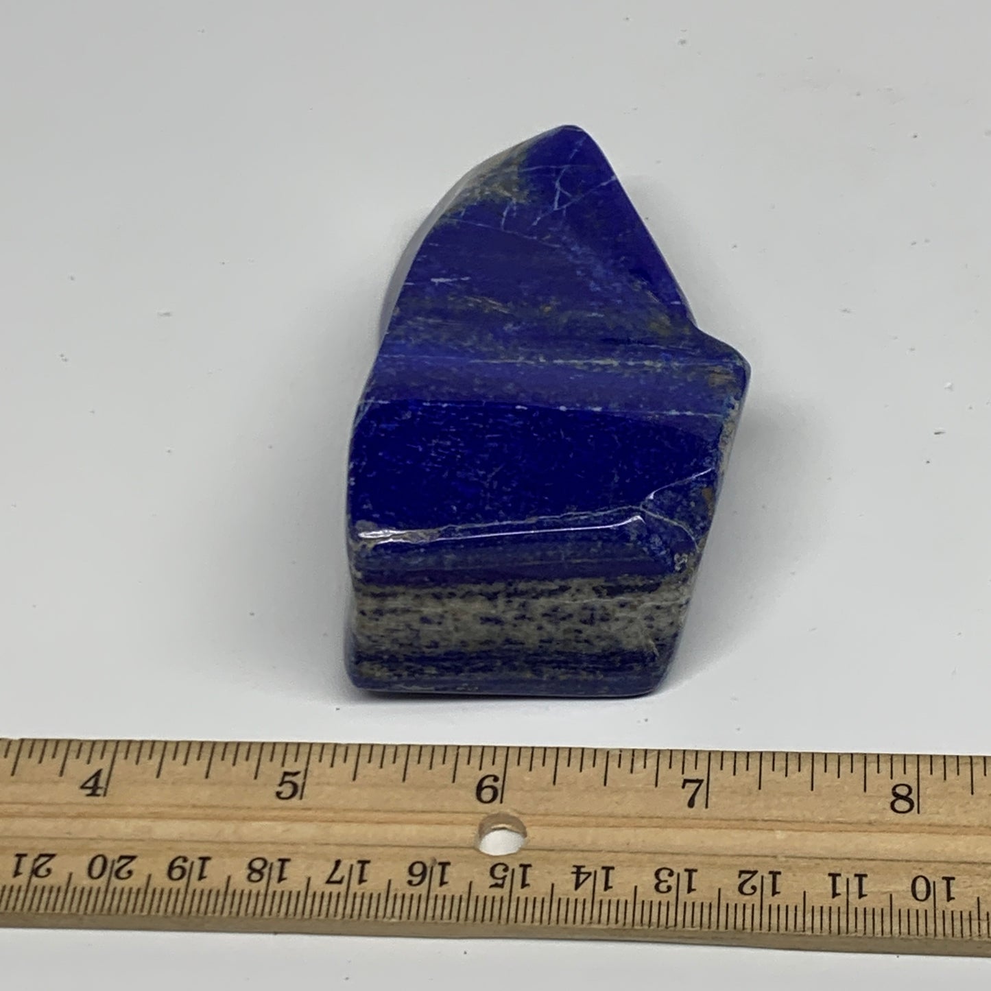 0.58 lbs, 3.6"x1.9"x1.1", Natural Freeform Lapis Lazuli from Afghanistan, B32939