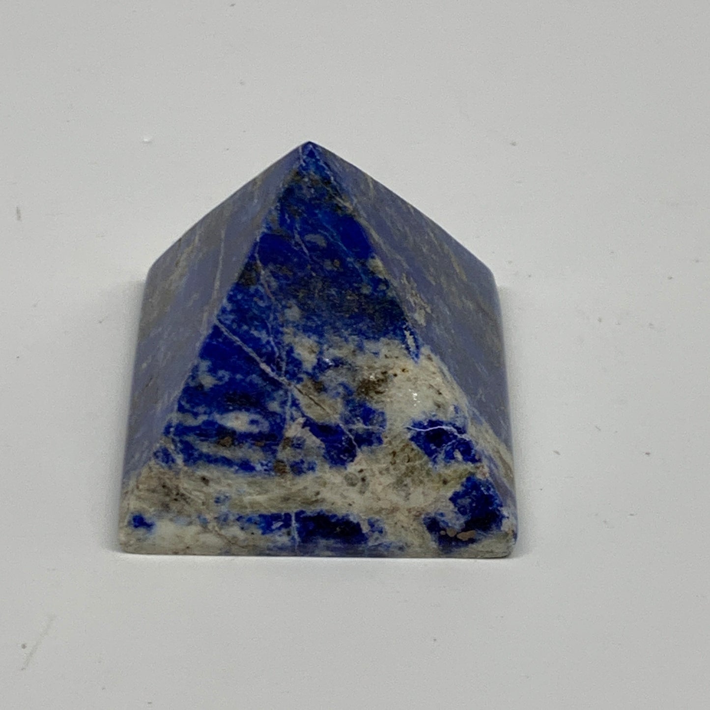 146g, 1.8"x2"x2", Lapis Lazuli Pyramid Crystal Gemstone @Afghanistan, B27801