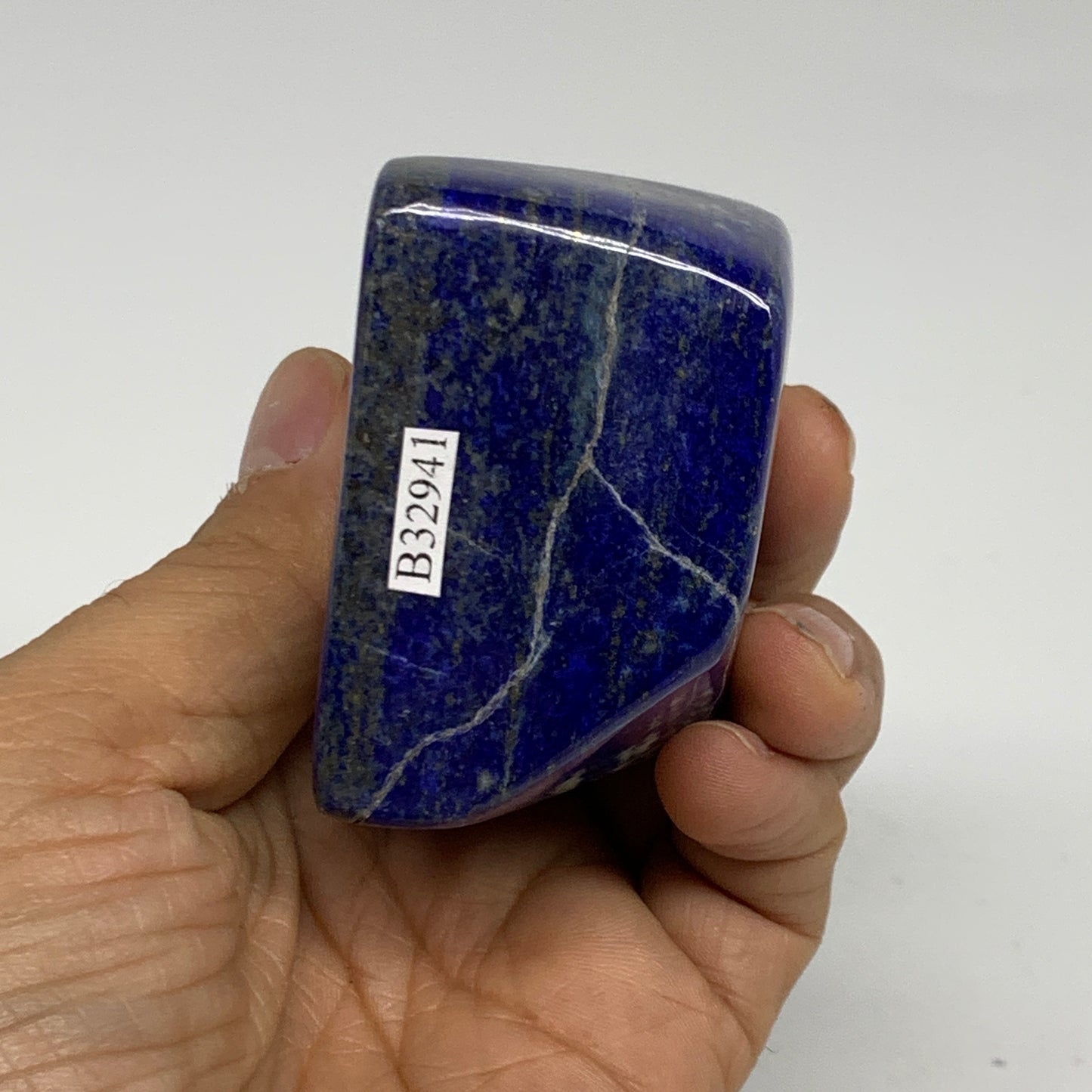 0.49 lbs, 2.1"x2.1"x1.4", Natural Freeform Lapis Lazuli from Afghanistan, B32941