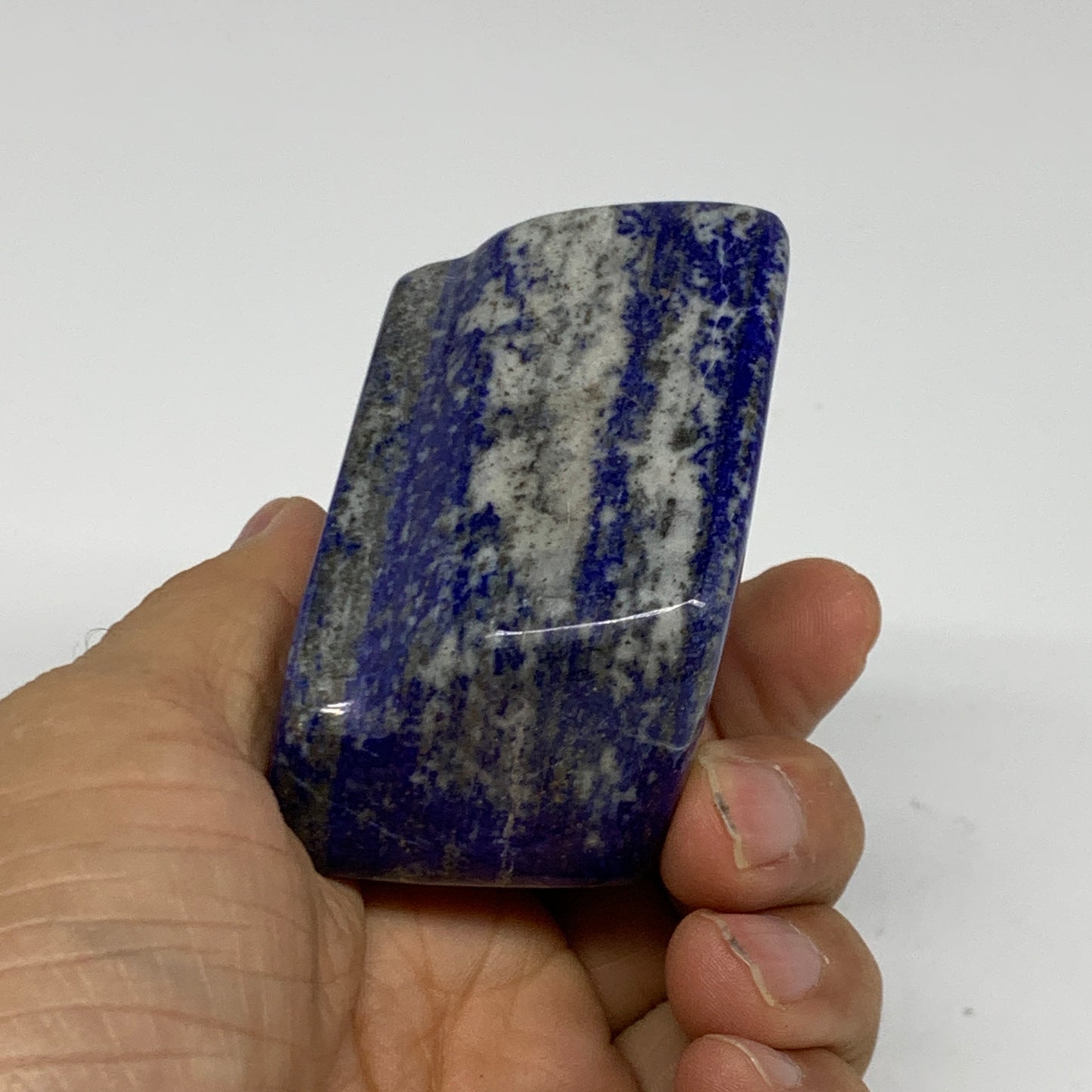 0.49 lbs, 2.1"x2.1"x1.4", Natural Freeform Lapis Lazuli from Afghanistan, B32941