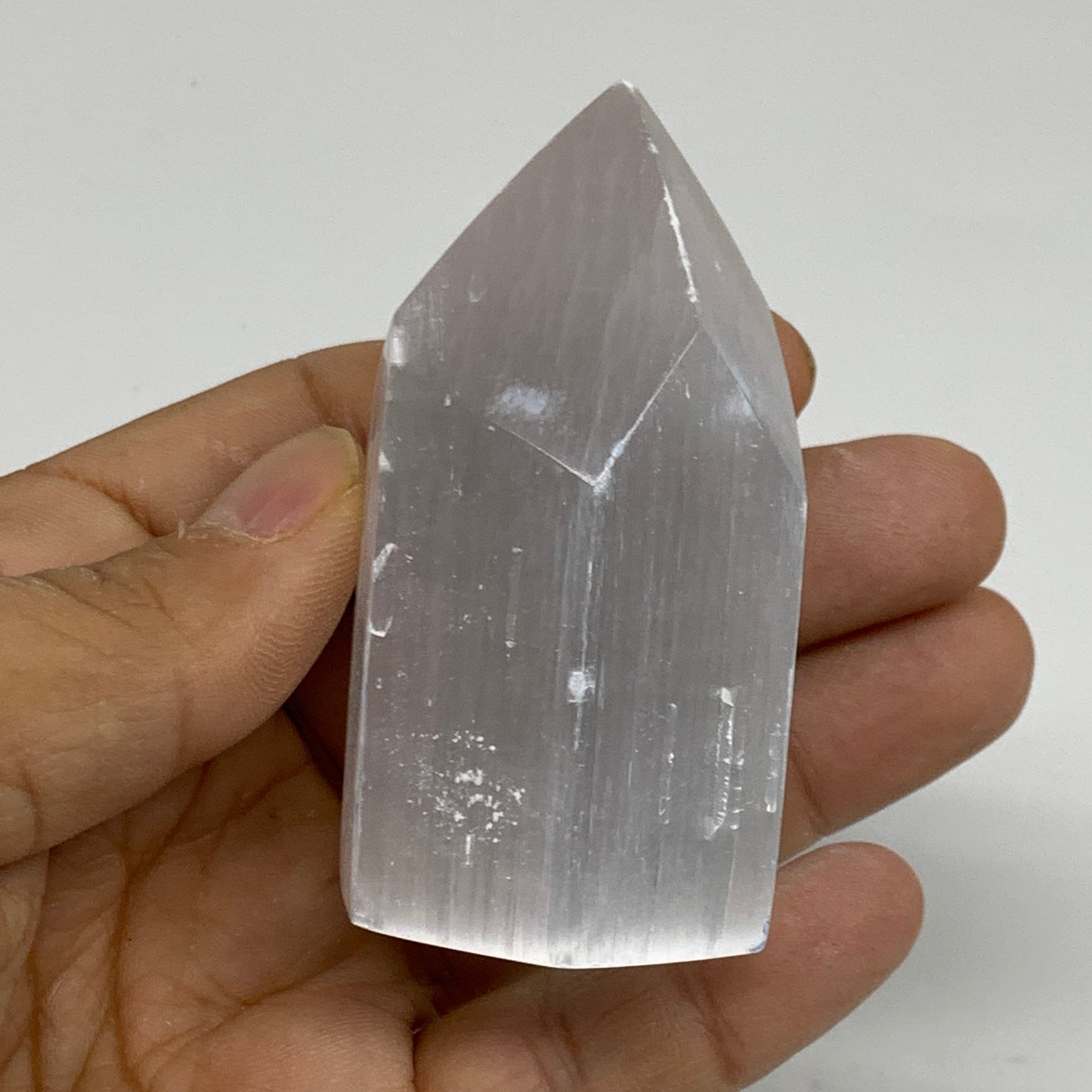 10pc,2.5"-2.8" Selenite (Satin Spar) Crystal Crystal Tower Point Powerful,B35746