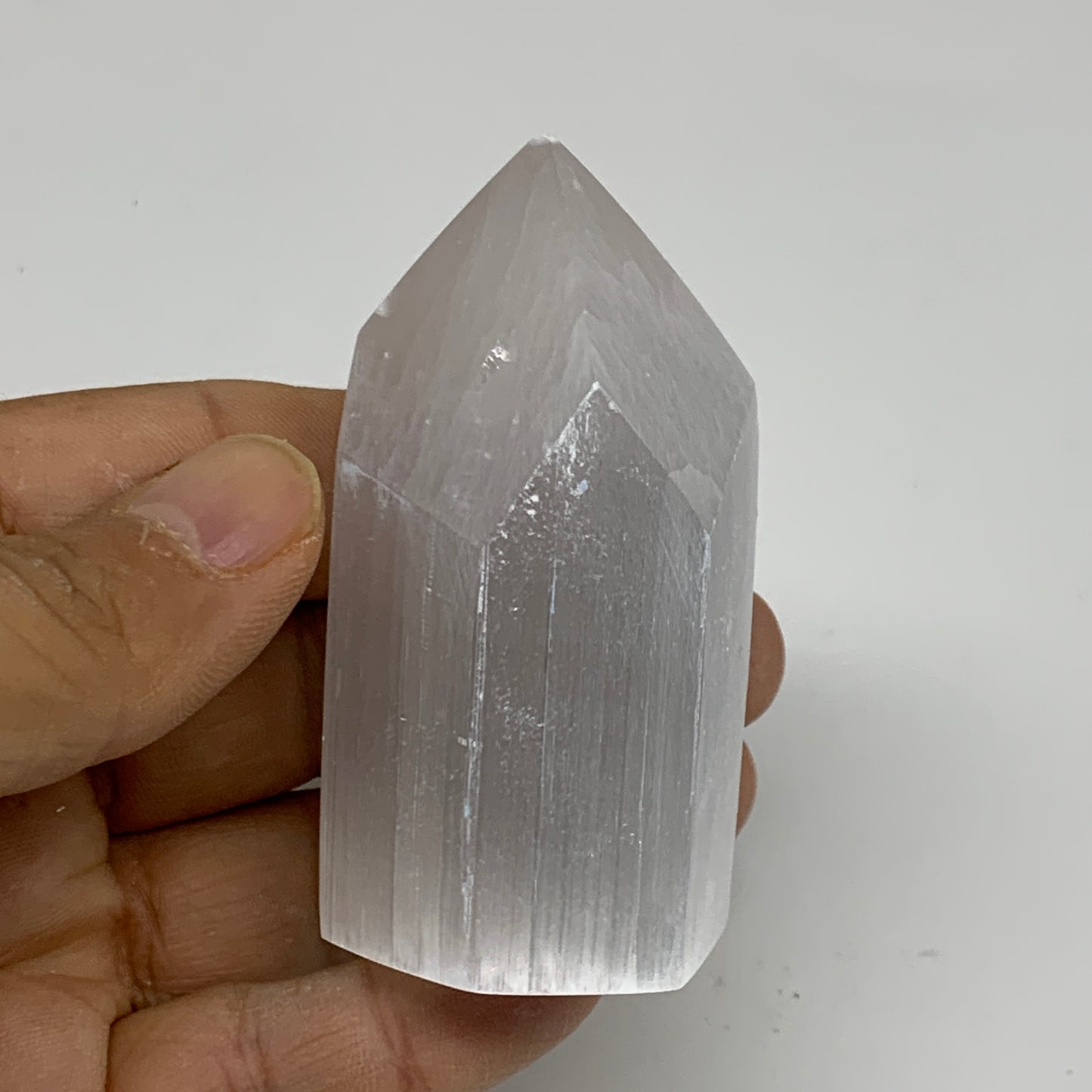 10pc,2.5"-2.8" Selenite (Satin Spar) Crystal Crystal Tower Point Powerful,B35746