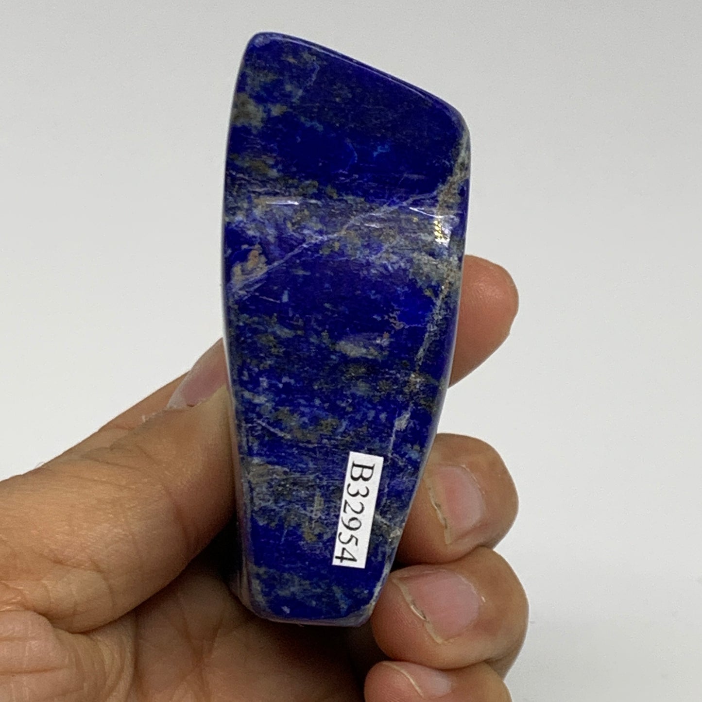 0.38 lbs, 2.6"x2"x1.2", Natural Freeform Lapis Lazuli from Afghanistan, B32954