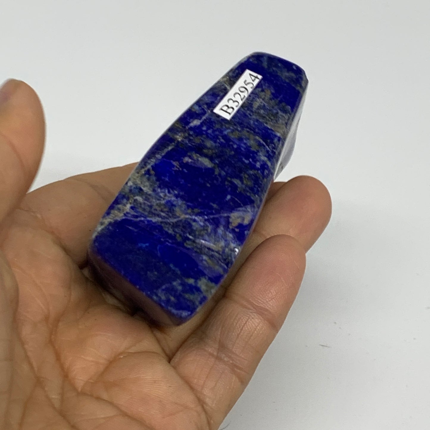 0.38 lbs, 2.6"x2"x1.2", Natural Freeform Lapis Lazuli from Afghanistan, B32954