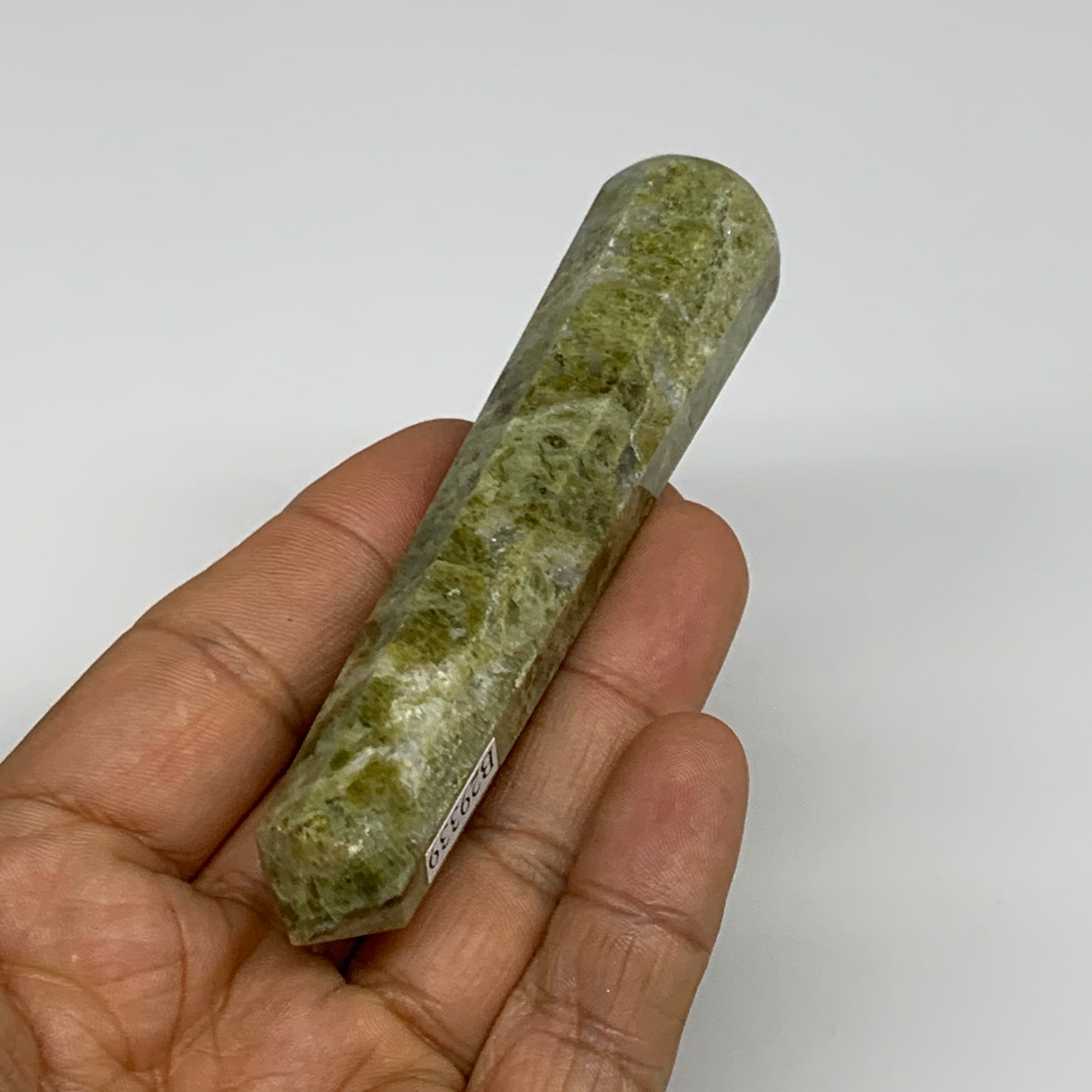 75.2g, 4"x0.8",  Natural Vasonite Wand Point Crystal from India, B29339