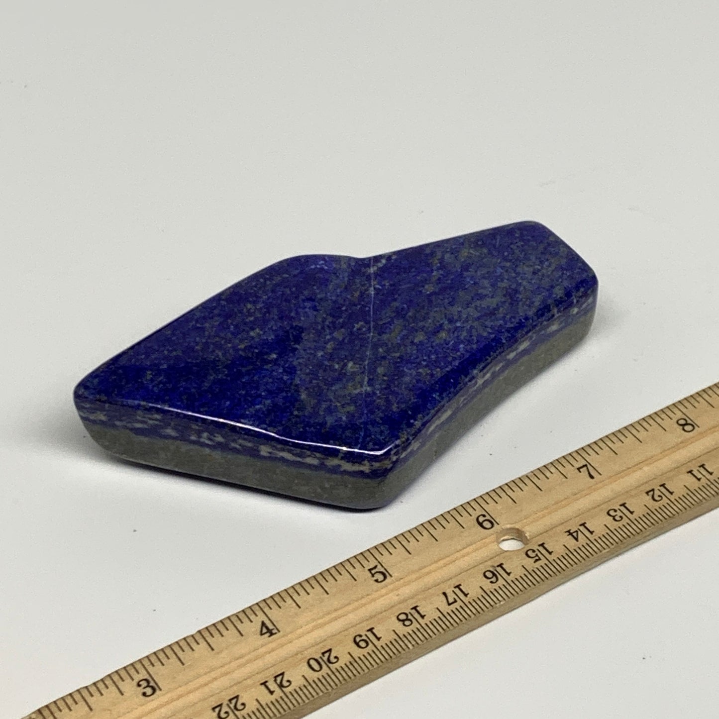 0.54 lbs, 4.5"x2.5"x0.8", Natural Freeform Lapis Lazuli from Afghanistan, B32958