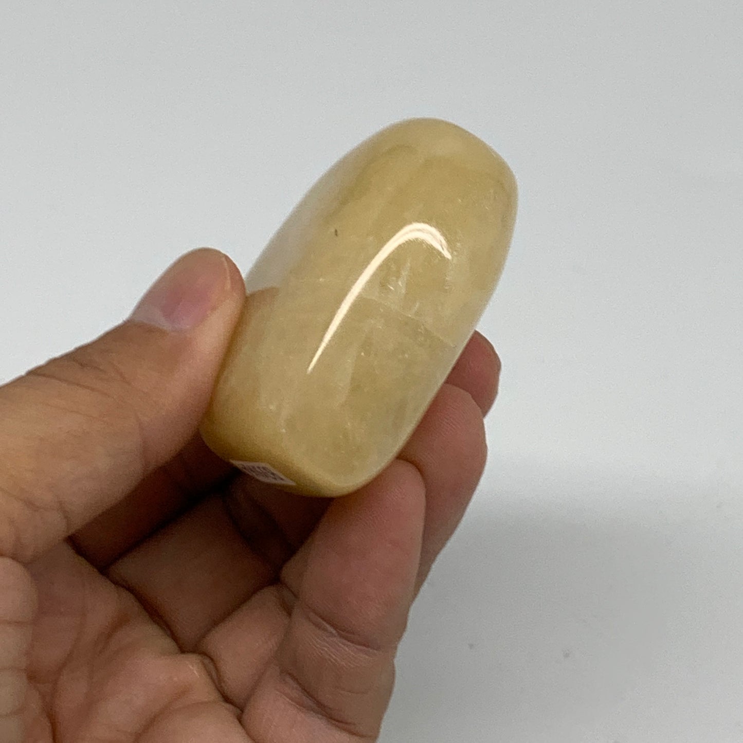 109.9g, 2.2"x2.2"x0.9" Natural Yellow Aventurine Heart Crystal Stone, B35064