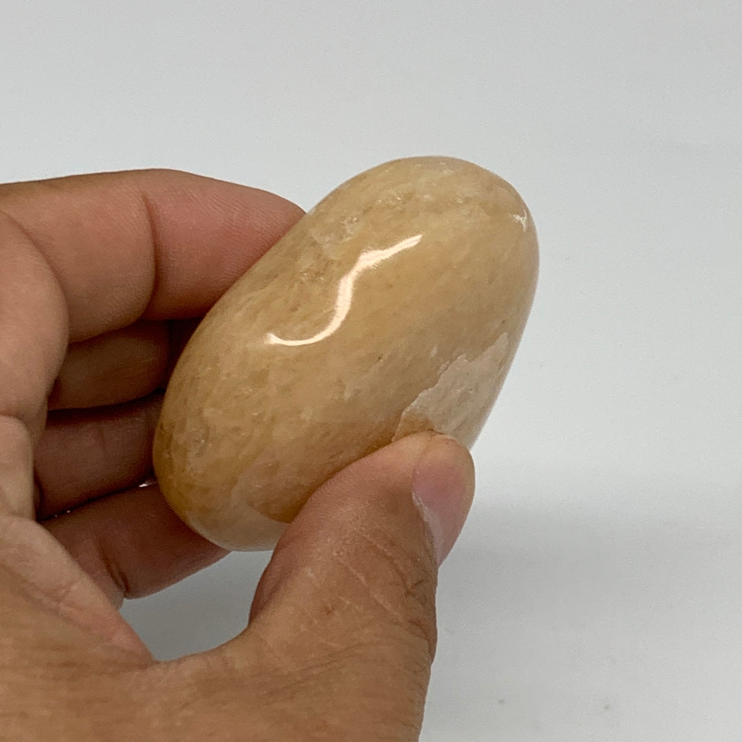 90.6g, 2.1"x2.1"x0.8" Natural Yellow Aventurine Heart Crystal Stone, B35065