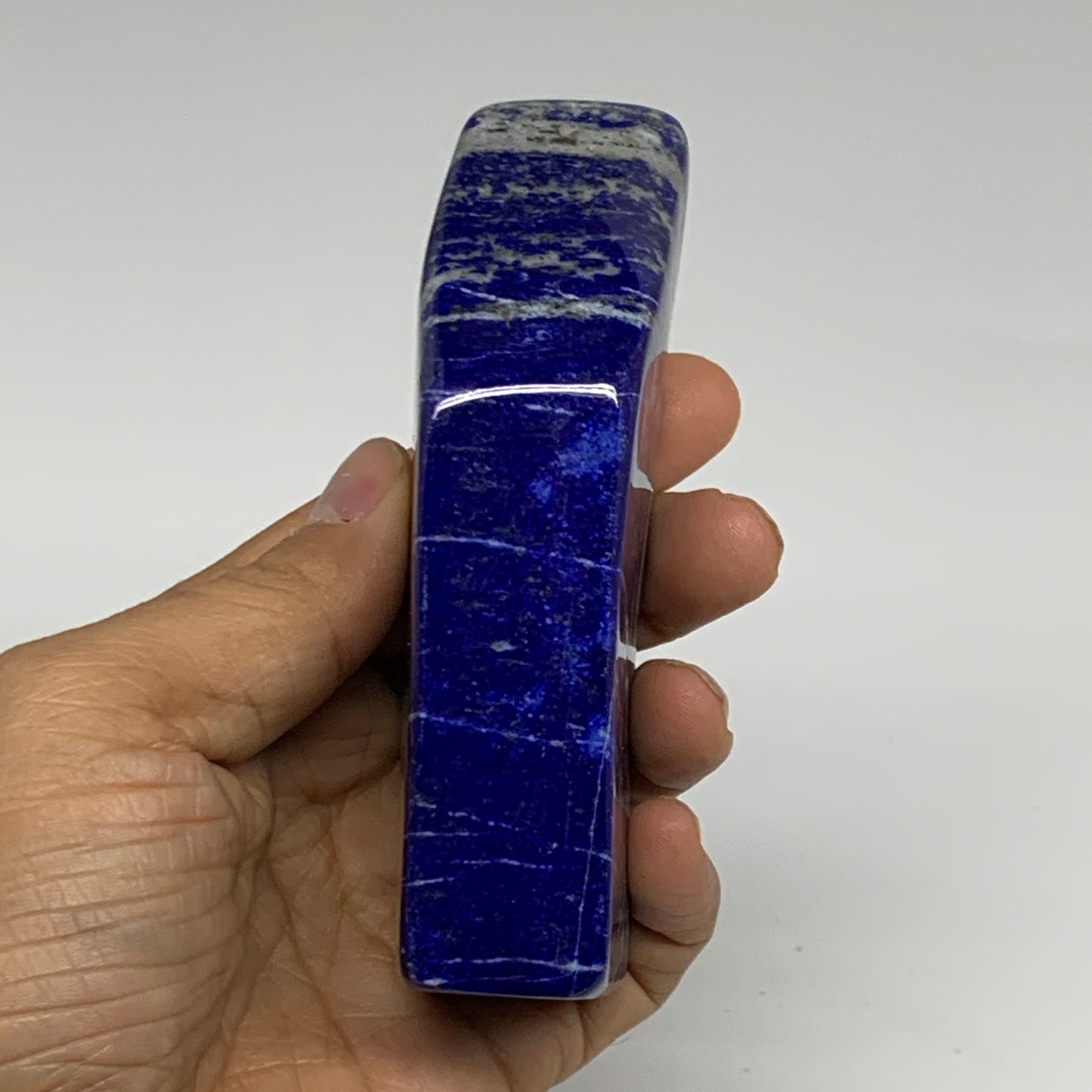 0.66 lbs, 4.4"x1.6"x1.2", Natural Freeform Lapis Lazuli from Afghanistan, B32960