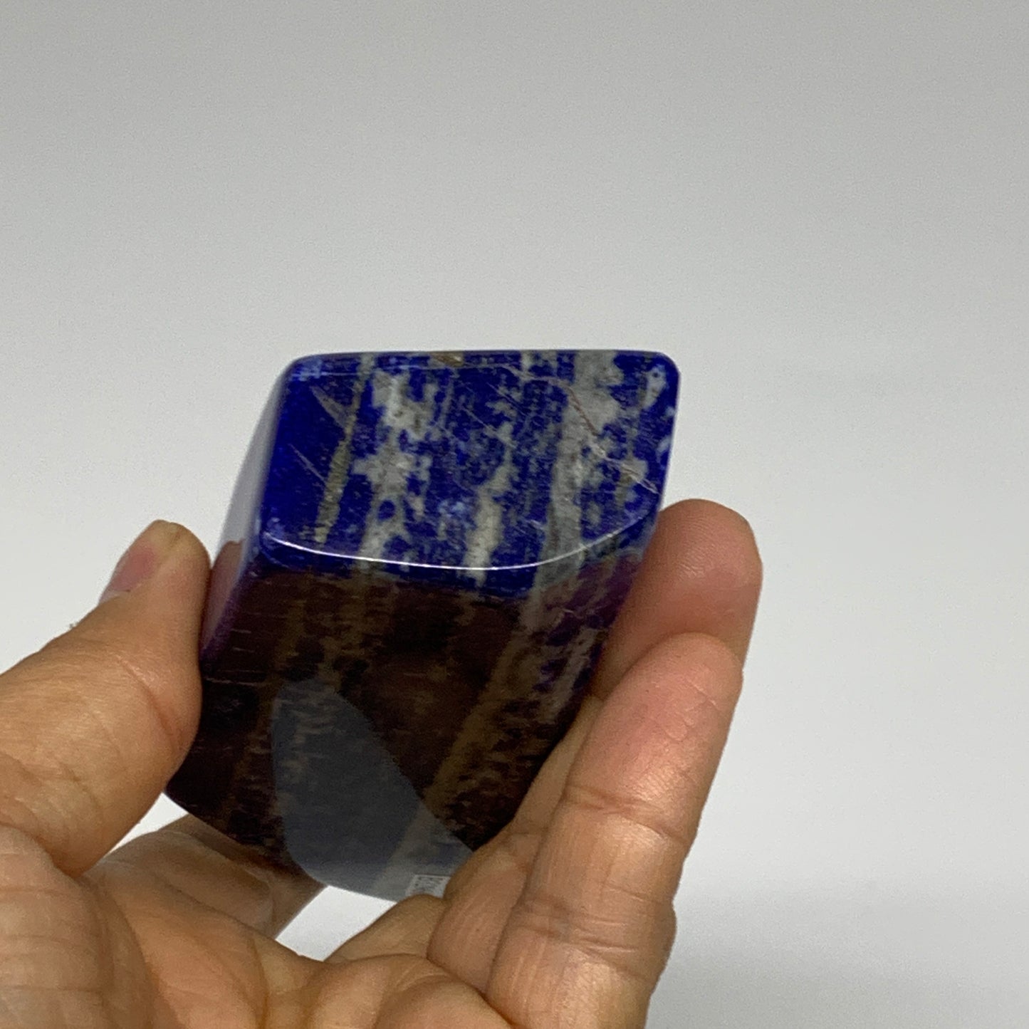 0.66 lbs, 4.4"x1.6"x1.2", Natural Freeform Lapis Lazuli from Afghanistan, B32960