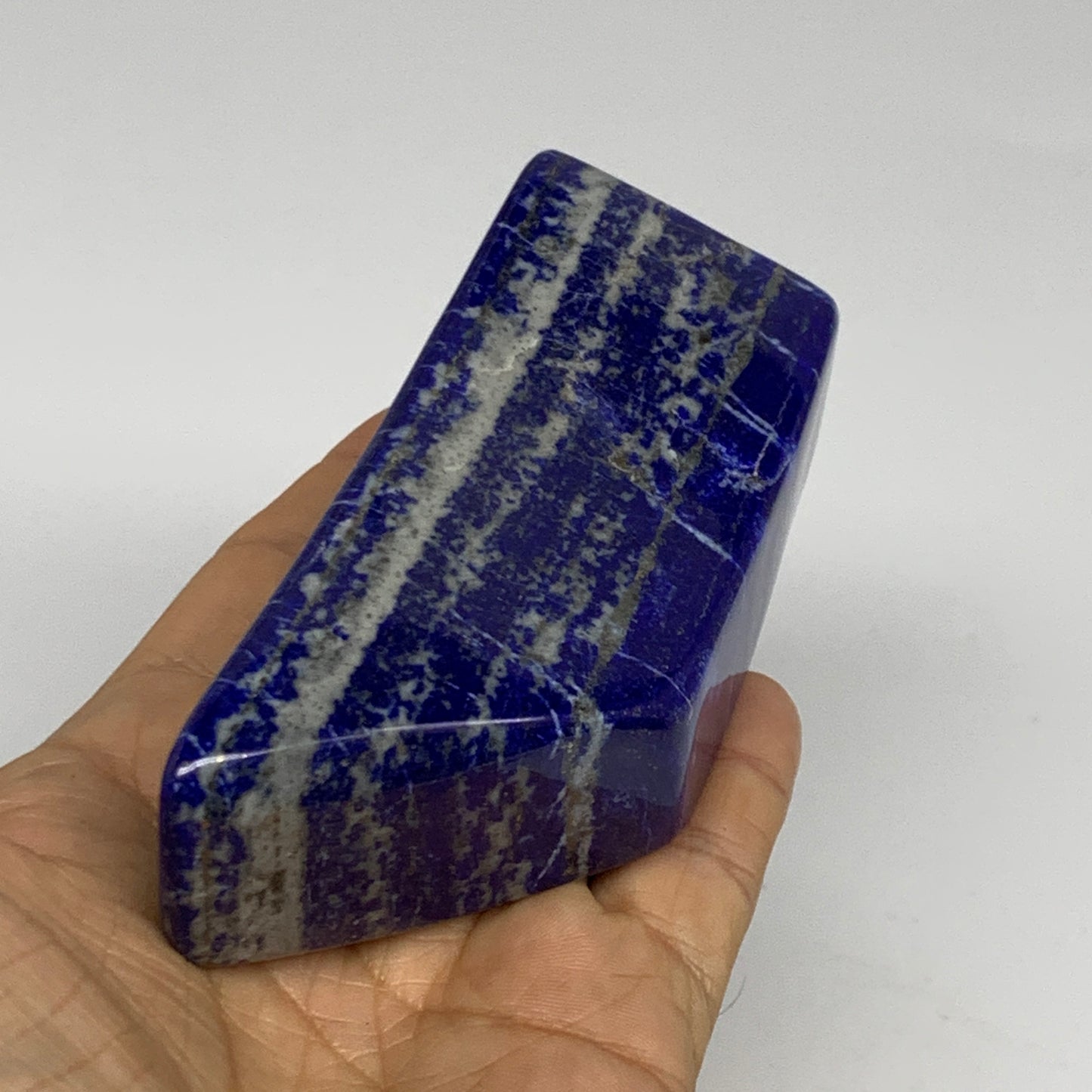 0.66 lbs, 4.4"x1.6"x1.2", Natural Freeform Lapis Lazuli from Afghanistan, B32960