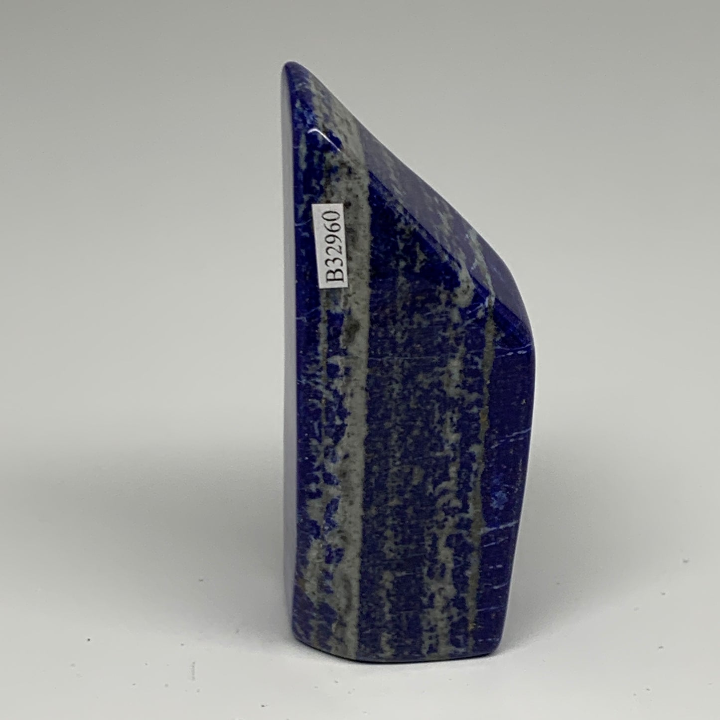 0.66 lbs, 4.4"x1.6"x1.2", Natural Freeform Lapis Lazuli from Afghanistan, B32960