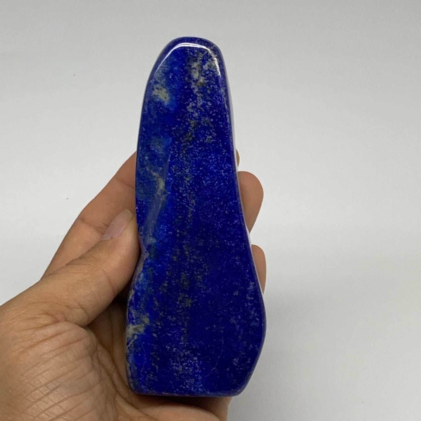 0.62 lbs, 4.6"x1.8"x1.9", Natural Freeform Lapis Lazuli from Afghanistan, B32961