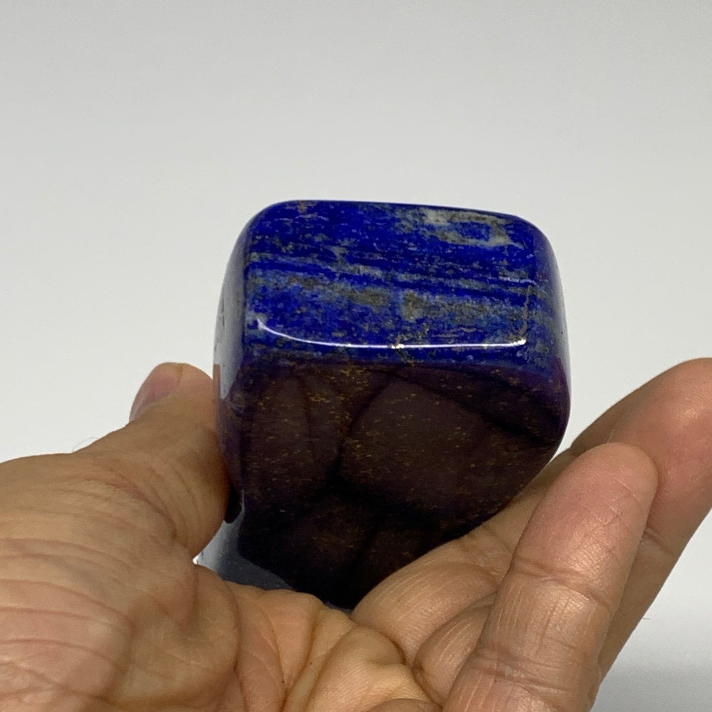 0.62 lbs, 4.6"x1.8"x1.9", Natural Freeform Lapis Lazuli from Afghanistan, B32961