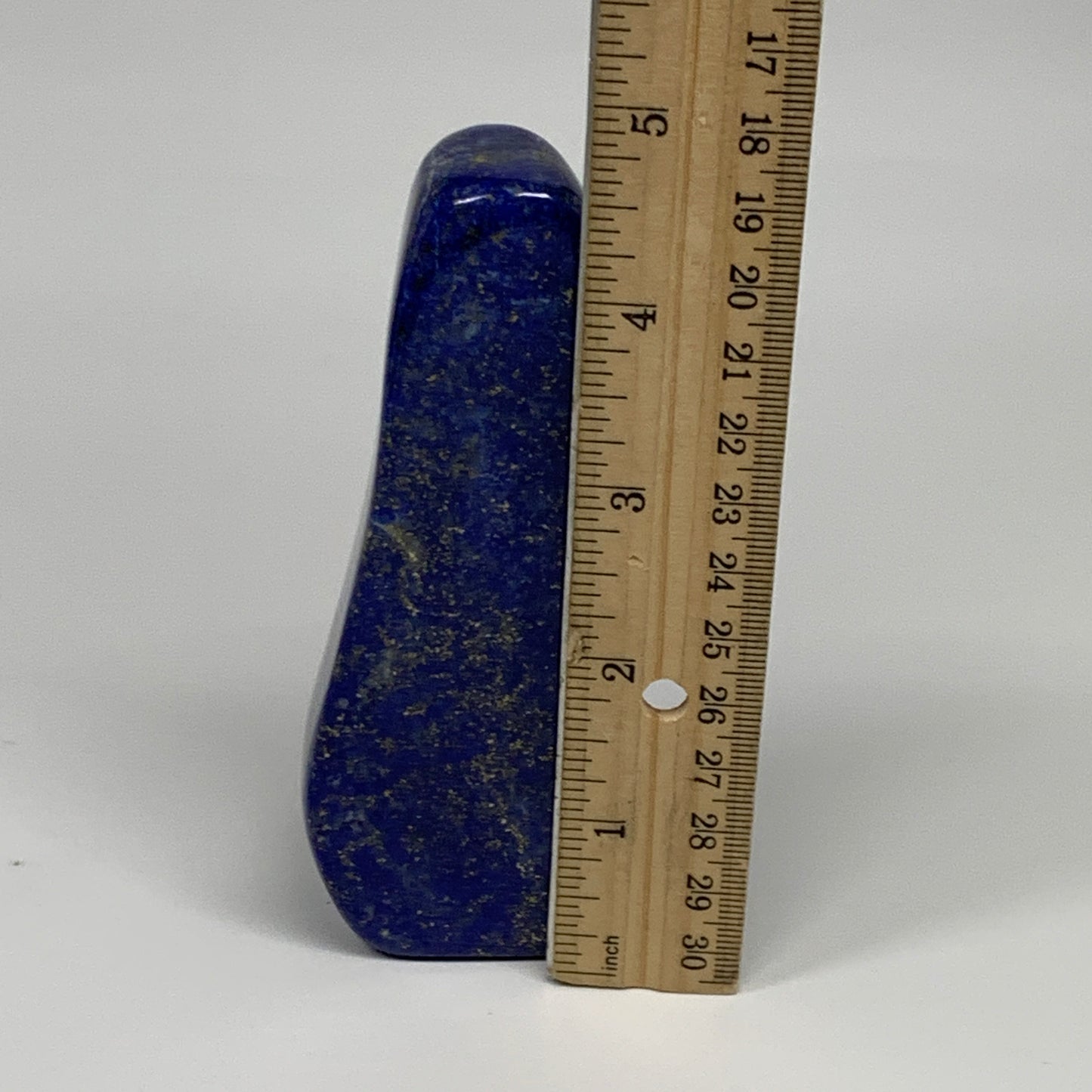 0.62 lbs, 4.6"x1.8"x1.9", Natural Freeform Lapis Lazuli from Afghanistan, B32961