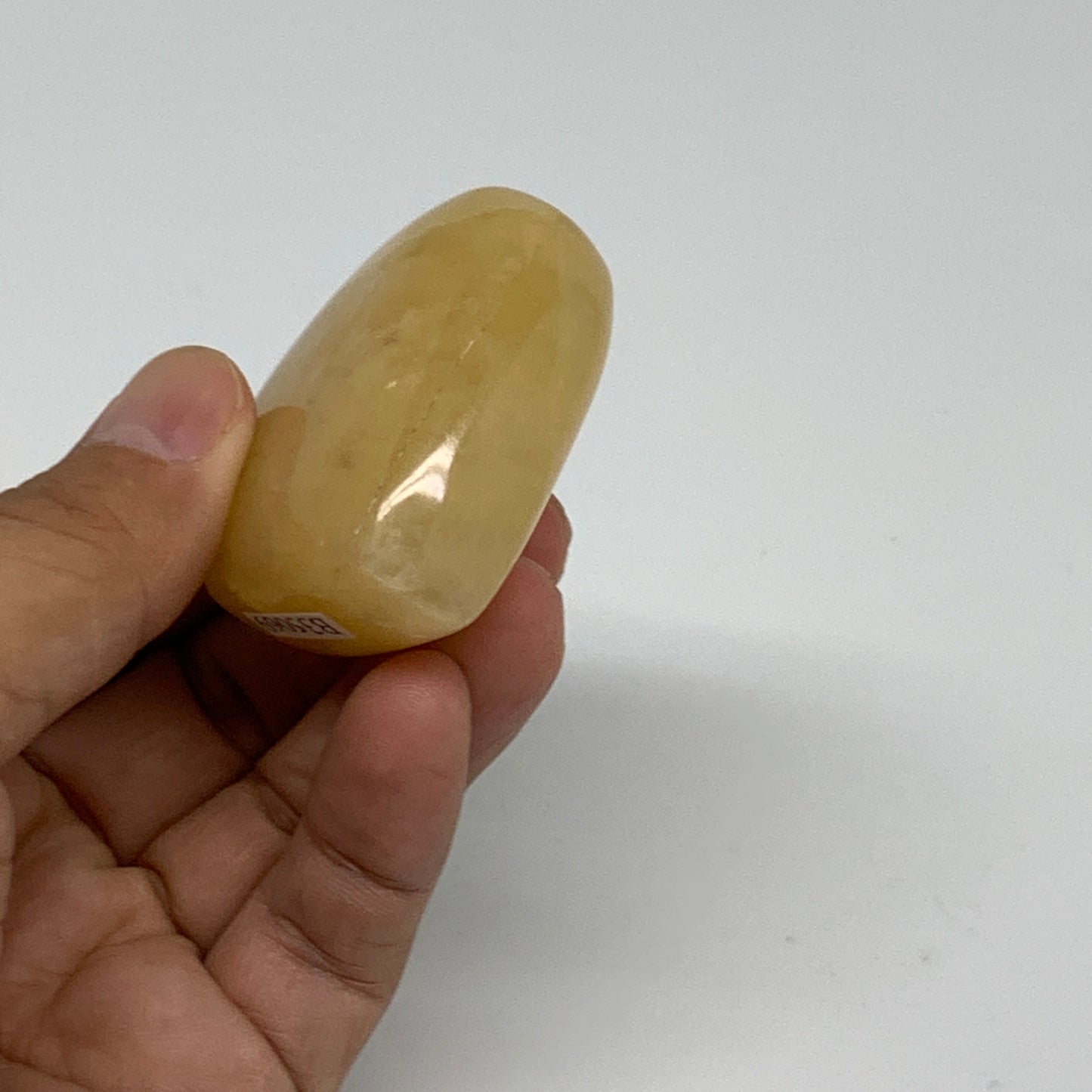 81g, 1.9"x2"x0.9" Natural Yellow Aventurine Heart Crystal Stone, B35069