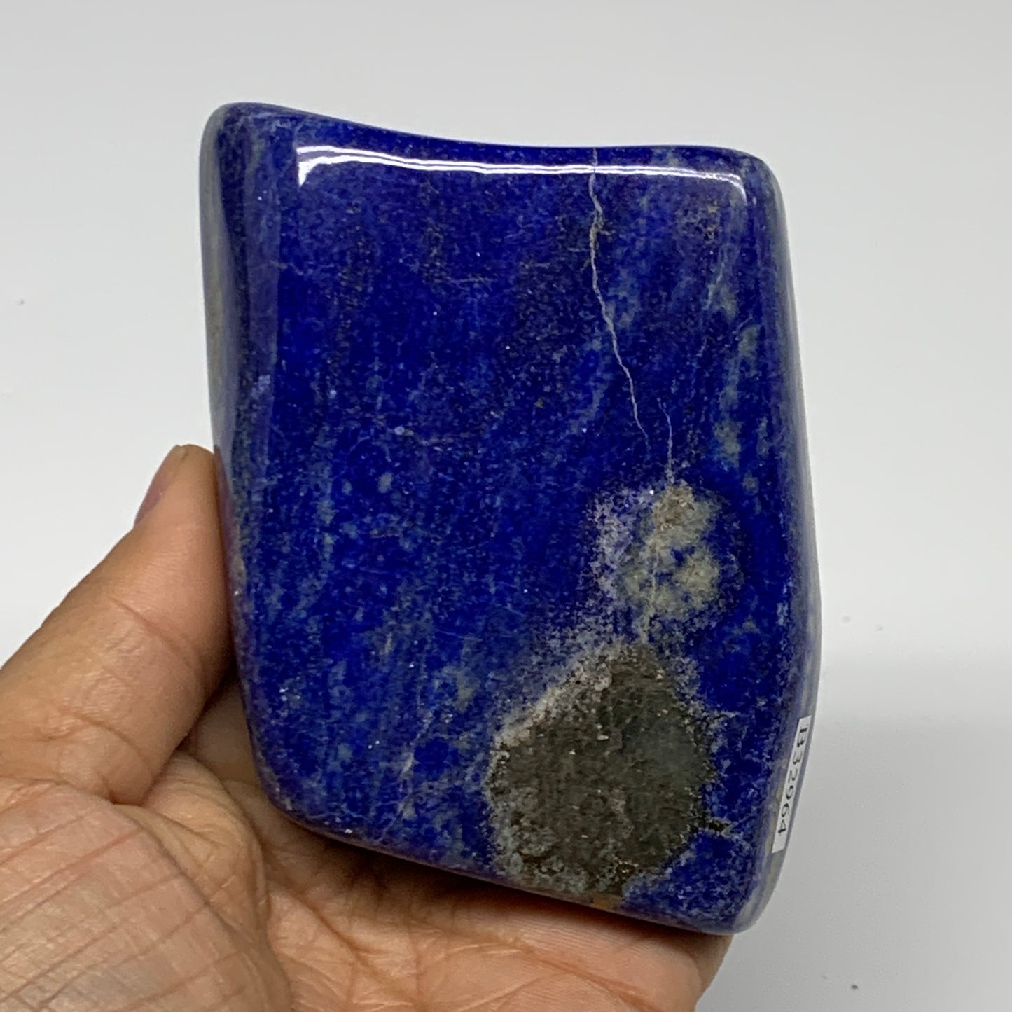 0.73 lbs, 3.4"x2.7"x1", Natural Freeform Lapis Lazuli from Afghanistan, B32964