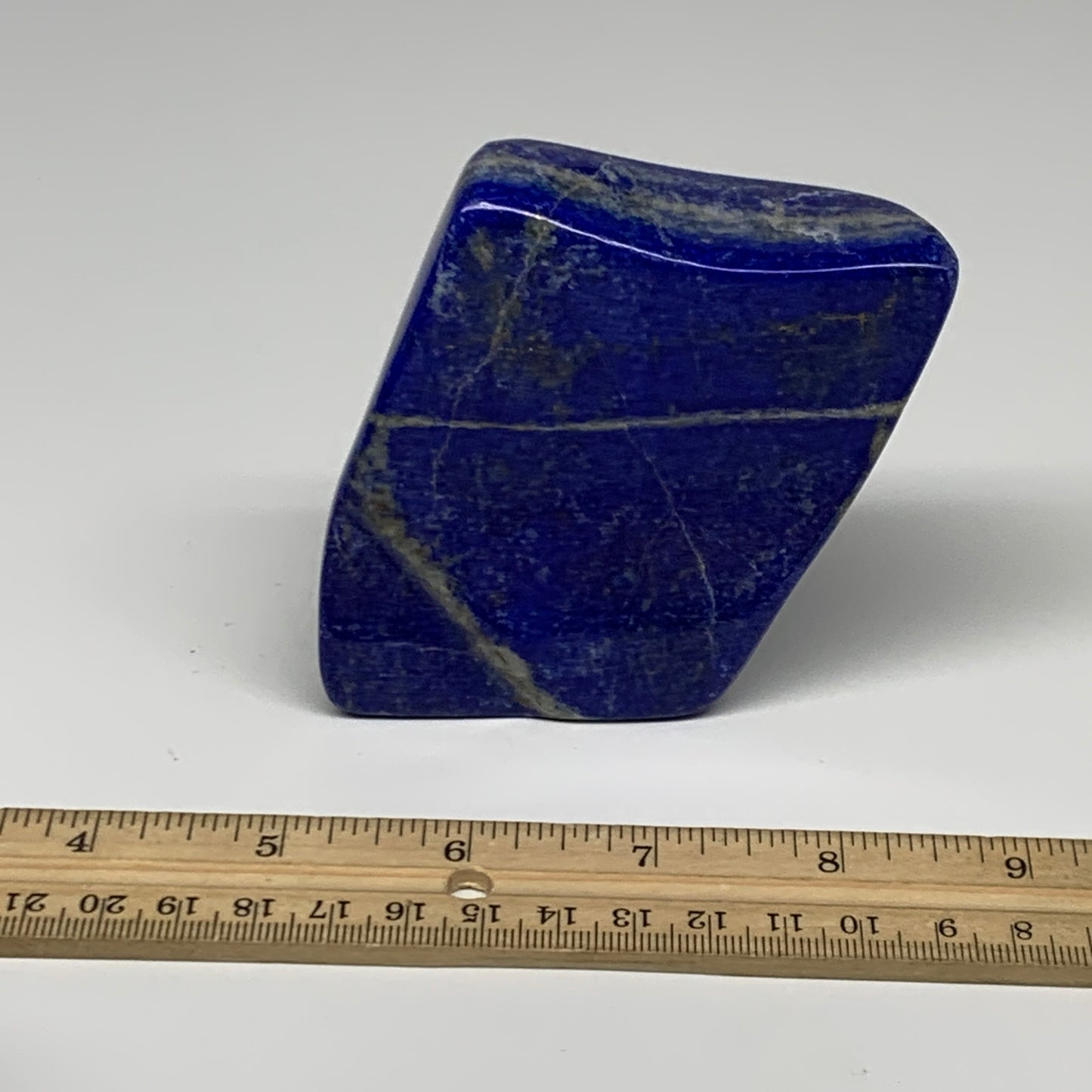 0.73 lbs, 3.4"x2.7"x1", Natural Freeform Lapis Lazuli from Afghanistan, B32964