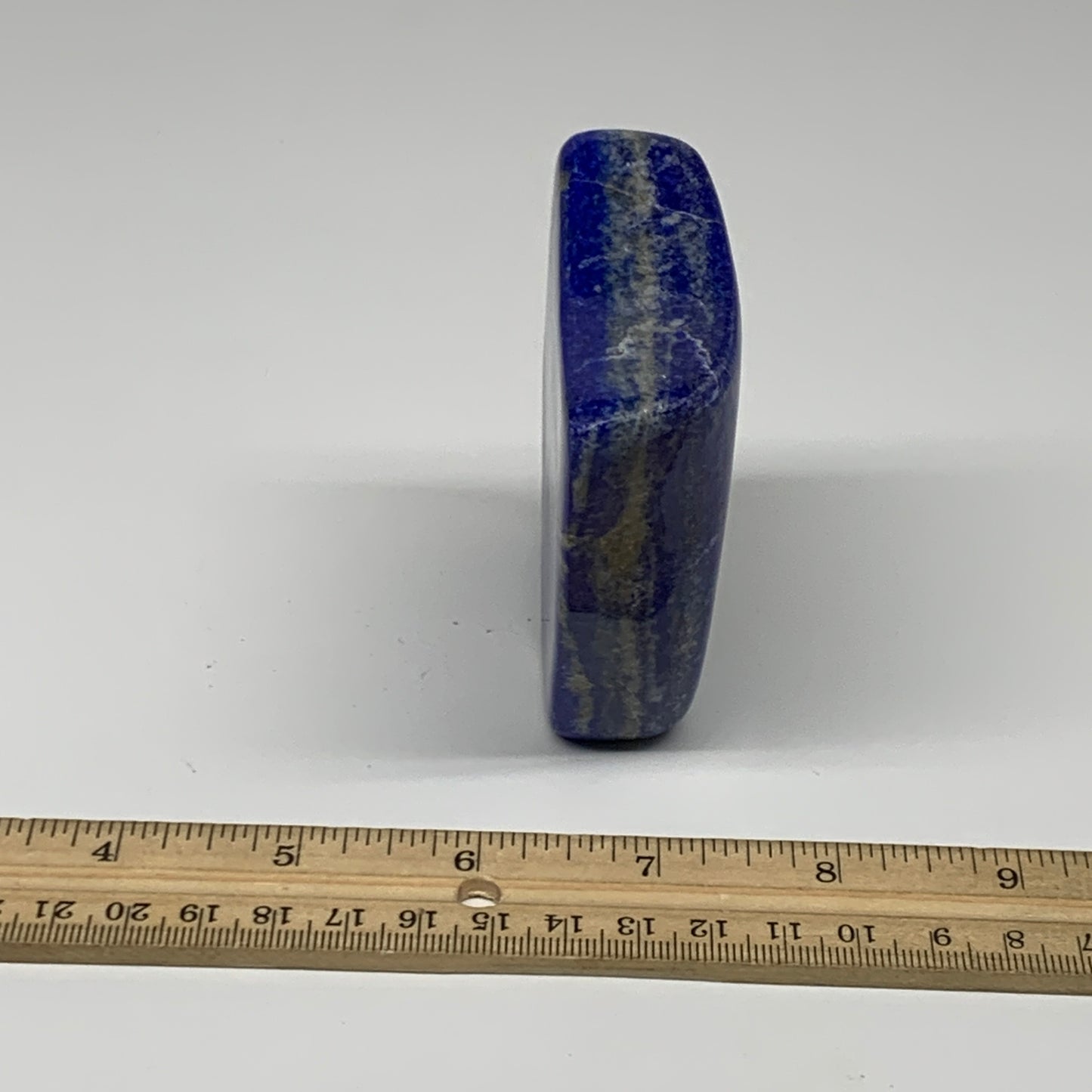 0.73 lbs, 3.4"x2.7"x1", Natural Freeform Lapis Lazuli from Afghanistan, B32964