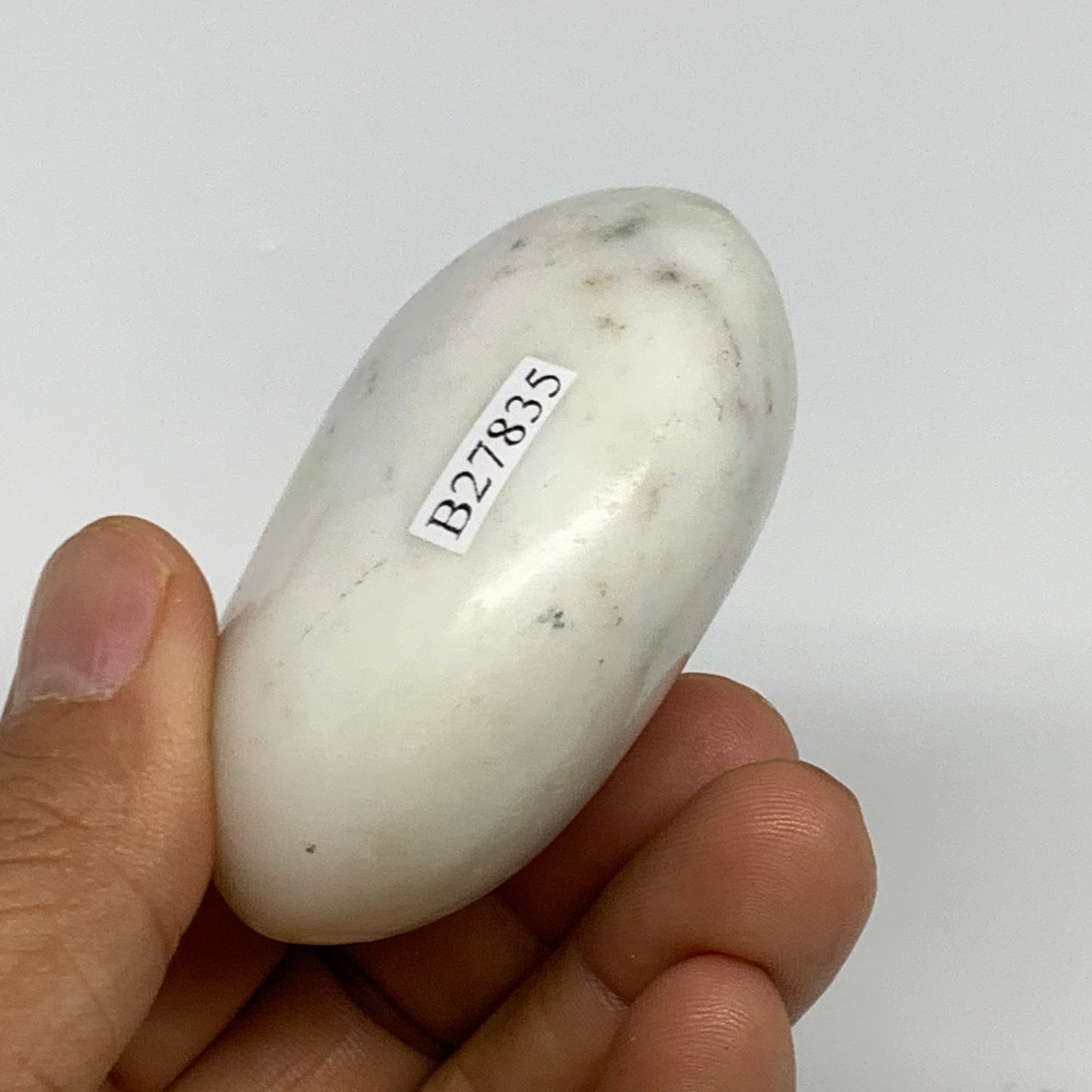 109.7g, 2.4"x1.9"x1.2", Dendrite Opal Palm-Stone Reiki Energy Crystal, B27835