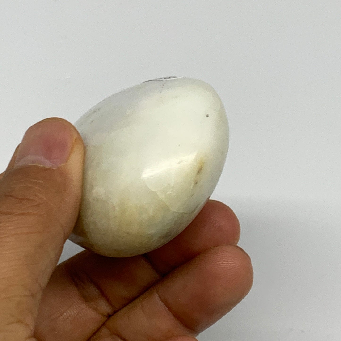 109.7g, 2.4"x1.9"x1.2", Dendrite Opal Palm-Stone Reiki Energy Crystal, B27835