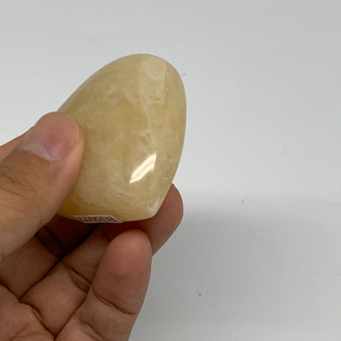 71.7g,2"x2"x0.7" Natural Yellow Aventurine Heart Crystal Stone, B35077