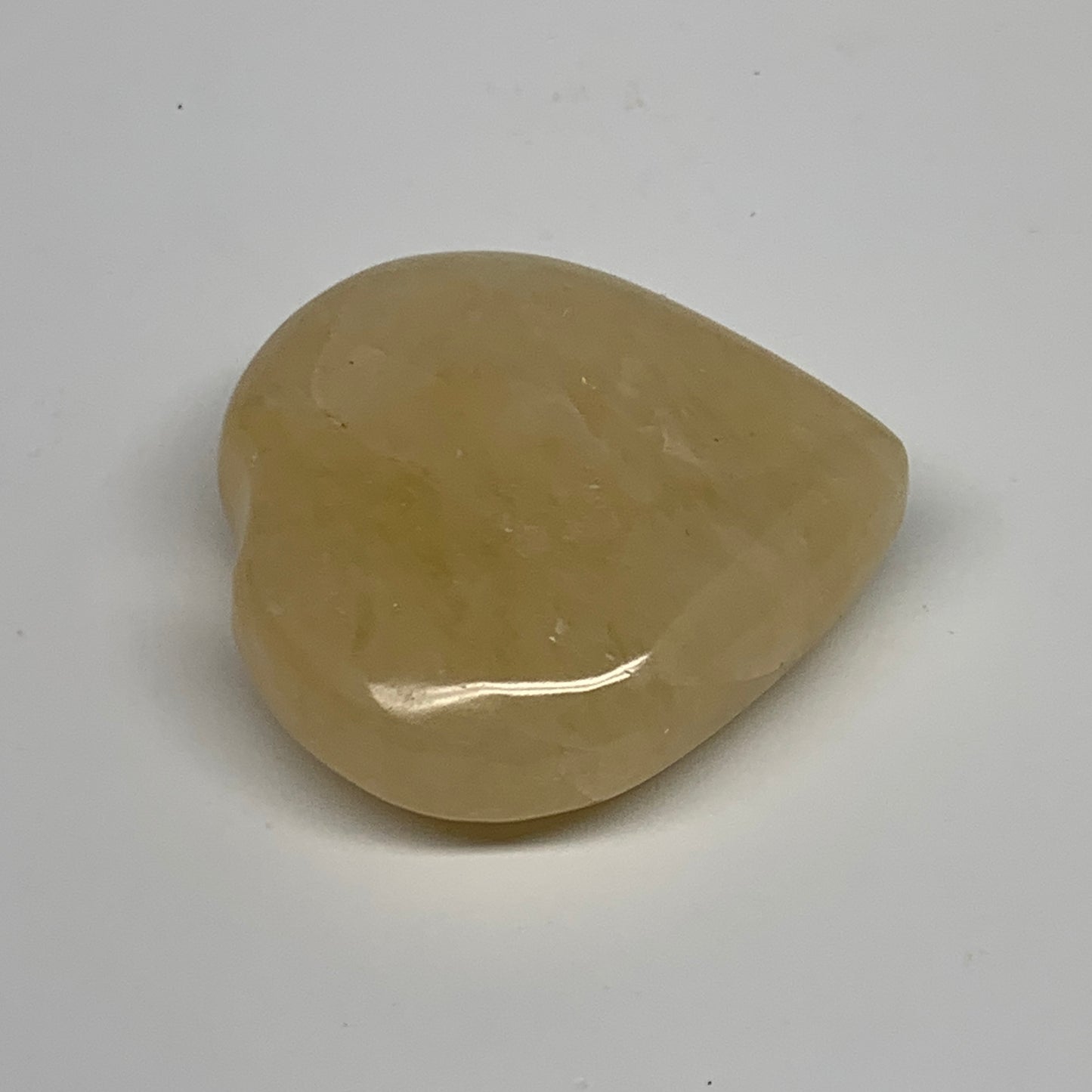 78g,2"x2"x0.8" Natural Yellow Aventurine Heart Crystal Stone, B35078