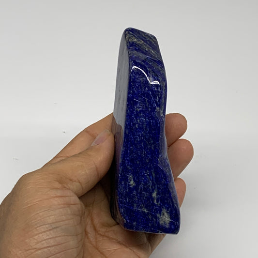 0.70 lbs, 4.2"x1.6"x1.4", Natural Freeform Lapis Lazuli from Afghanistan, B32973