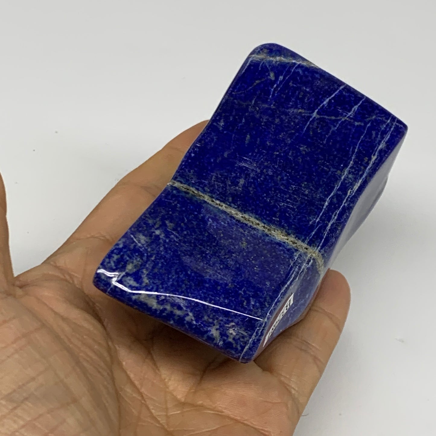 0.63 lbs, 4"x1.9"x1", Natural Freeform Lapis Lazuli from Afghanistan, B32981