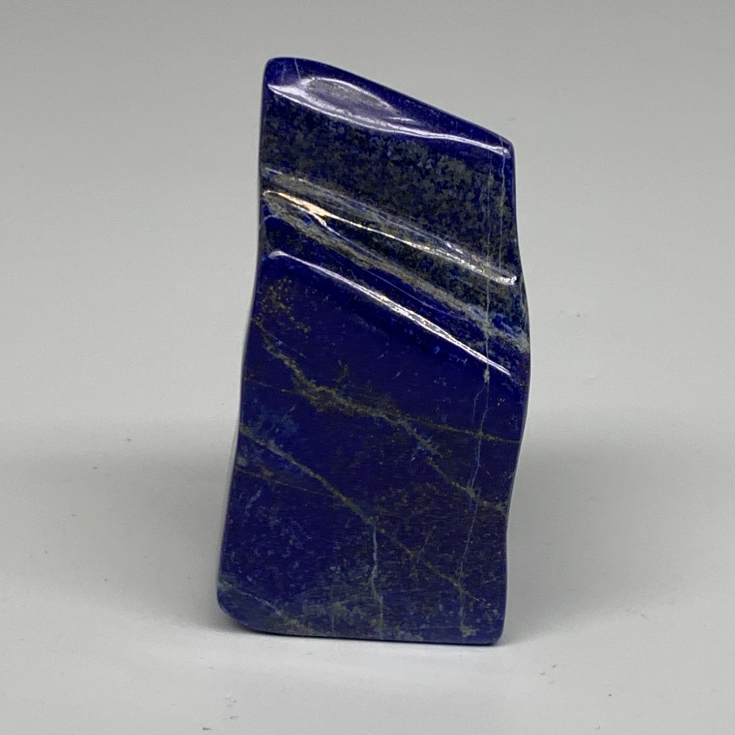 0.63 lbs, 4"x1.9"x1", Natural Freeform Lapis Lazuli from Afghanistan, B32981