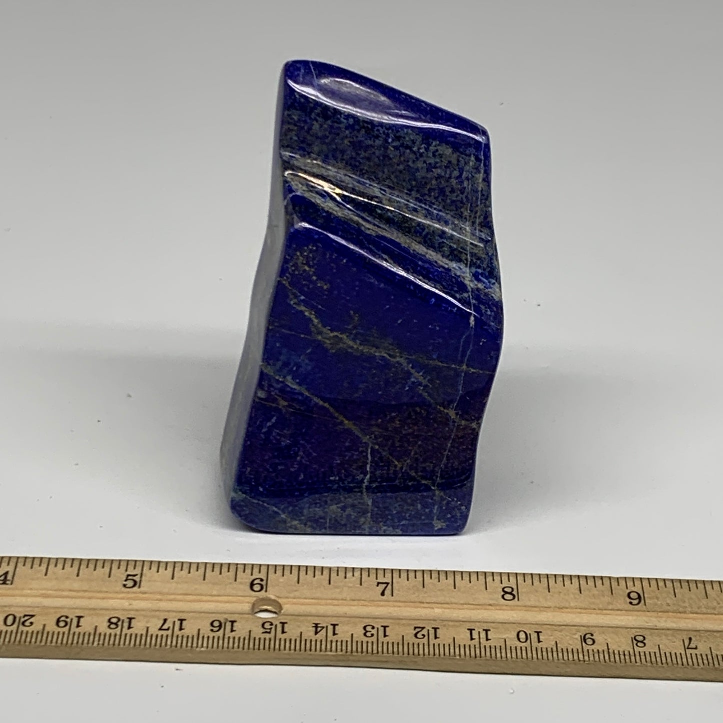 0.63 lbs, 4"x1.9"x1", Natural Freeform Lapis Lazuli from Afghanistan, B32981