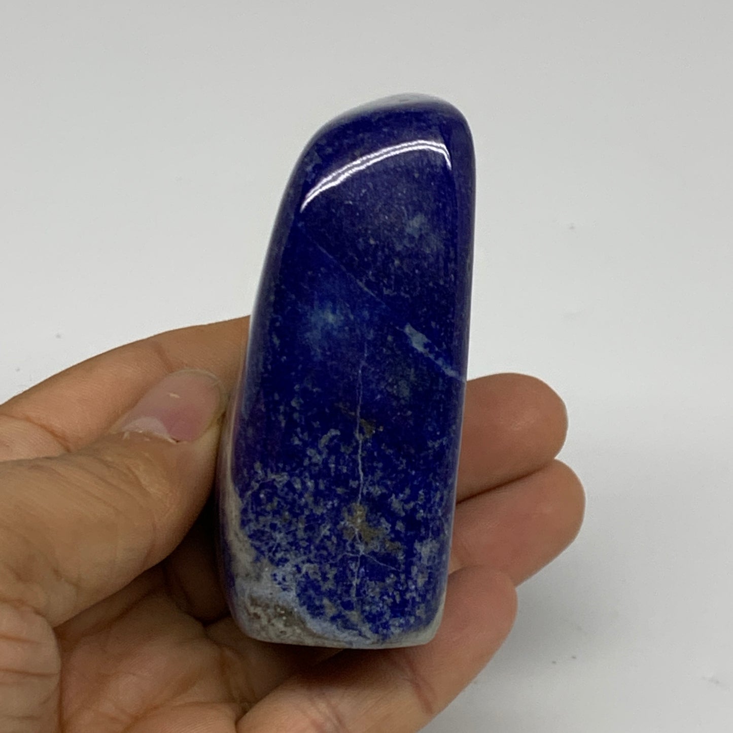 0.48 lbs, 2.8"x1.2"x1.8", Natural Freeform Lapis Lazuli from Afghanistan, B32986