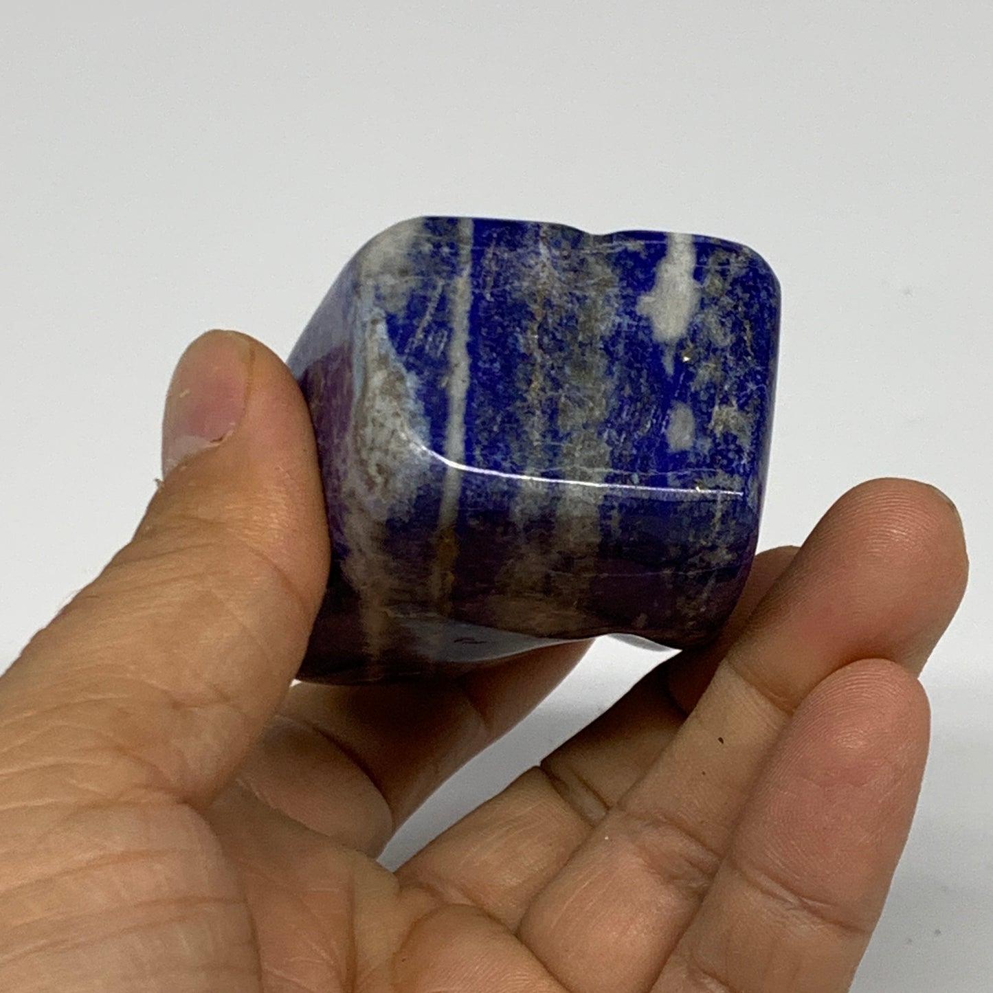 0.48 lbs, 2.8"x1.2"x1.8", Natural Freeform Lapis Lazuli from Afghanistan, B32986