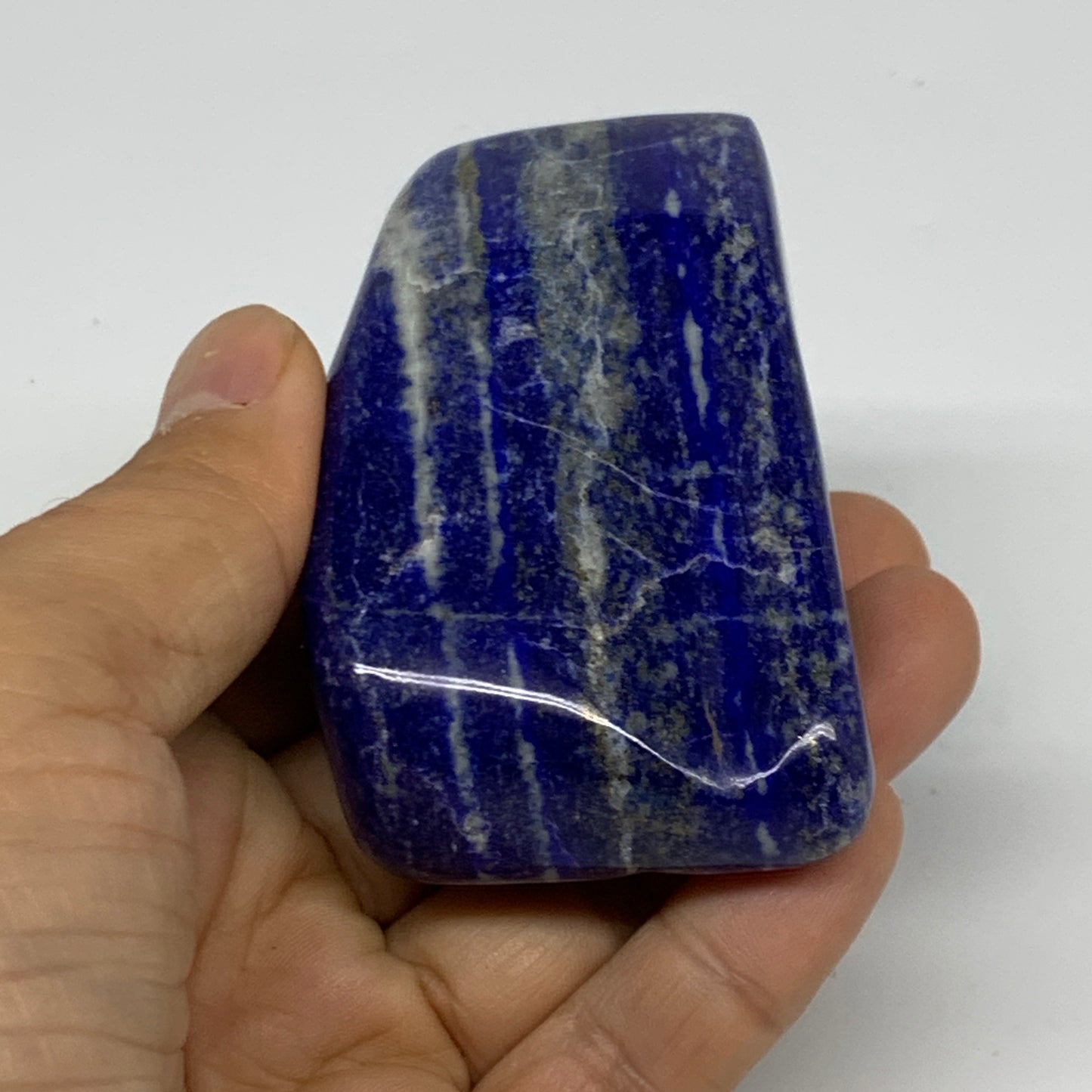 0.48 lbs, 2.8"x1.2"x1.8", Natural Freeform Lapis Lazuli from Afghanistan, B32986