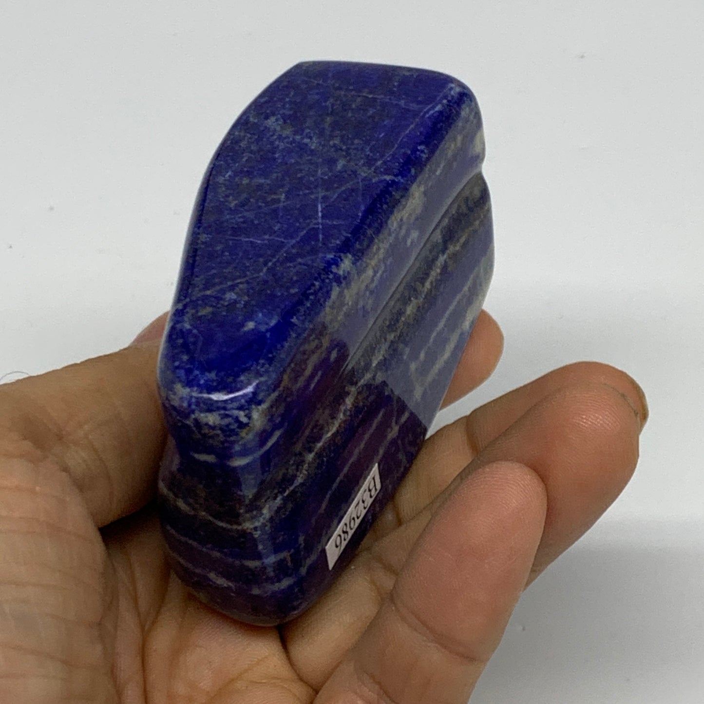 0.48 lbs, 2.8"x1.2"x1.8", Natural Freeform Lapis Lazuli from Afghanistan, B32986