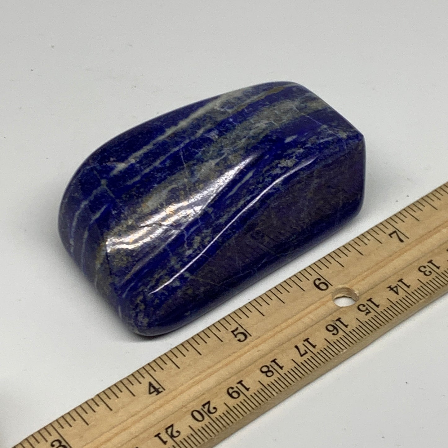 0.48 lbs, 2.8"x1.2"x1.8", Natural Freeform Lapis Lazuli from Afghanistan, B32986