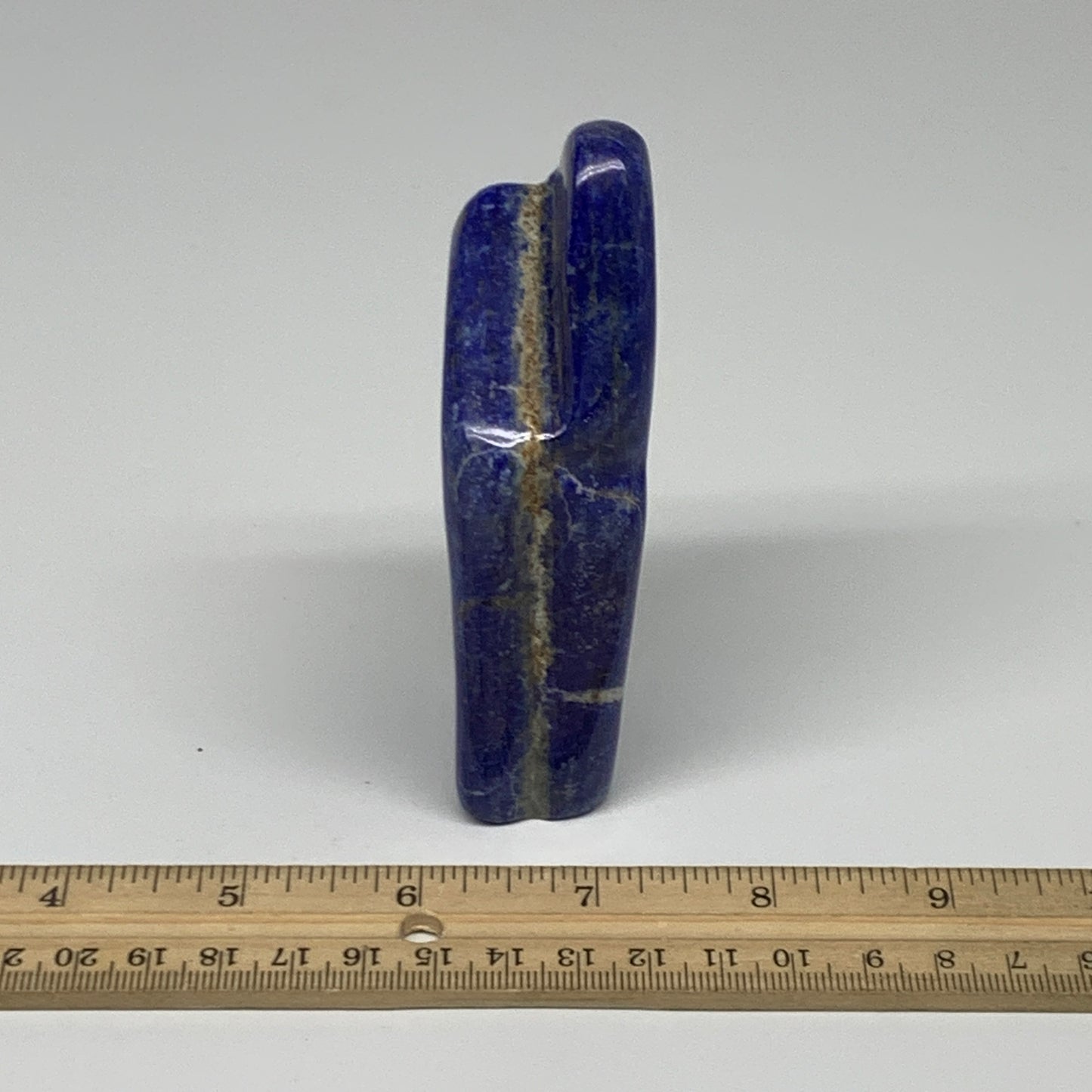 0.63 lbs,4.3"x2"x1.1", Natural Freeform Lapis Lazuli from Afghanistan, B32990