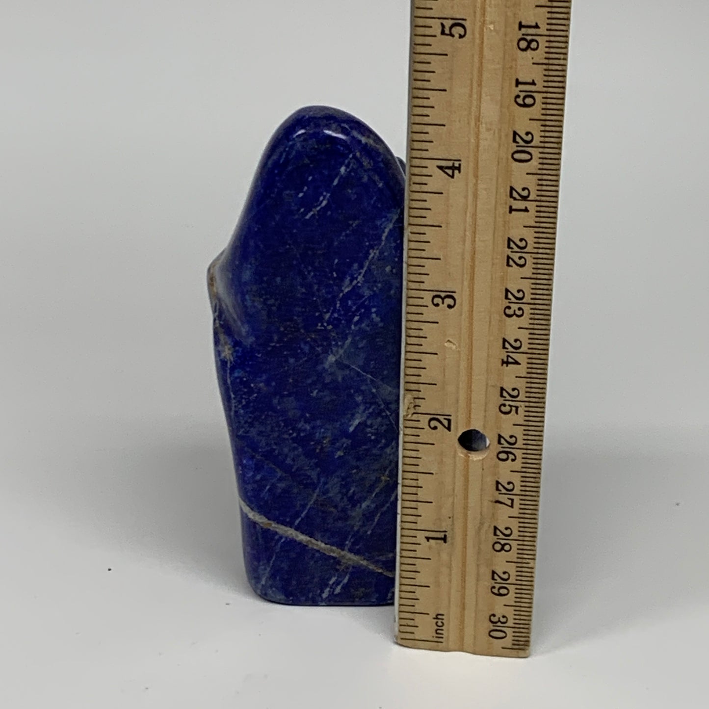 0.63 lbs,4.3"x2"x1.1", Natural Freeform Lapis Lazuli from Afghanistan, B32990